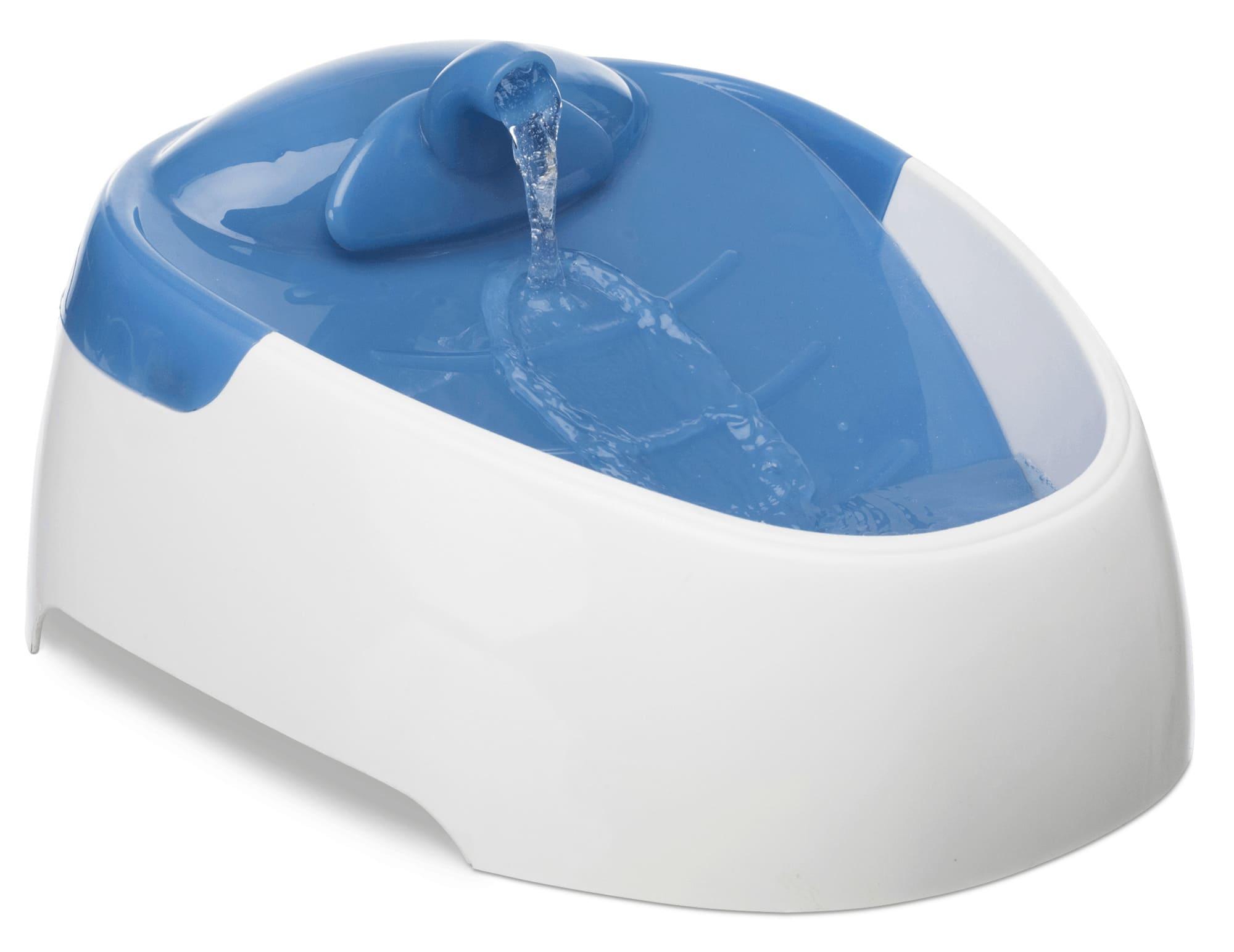 Trixie Wasserautomat Duo Stream weiß/blau 1 Liter Hunde Zubehör