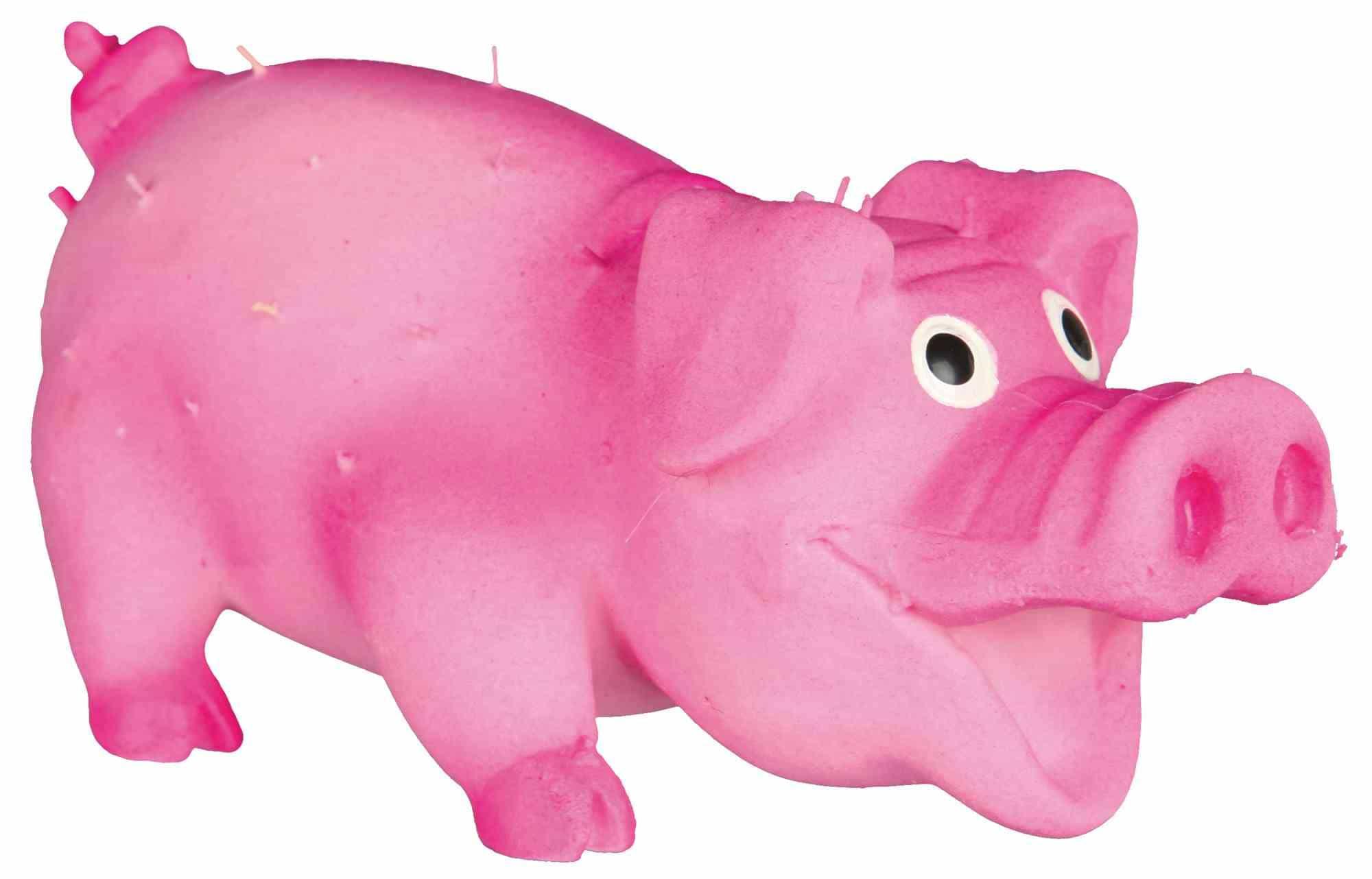 Trixie Latex Borstenschwein mit Squeaker 10 cm Hundespielzeug