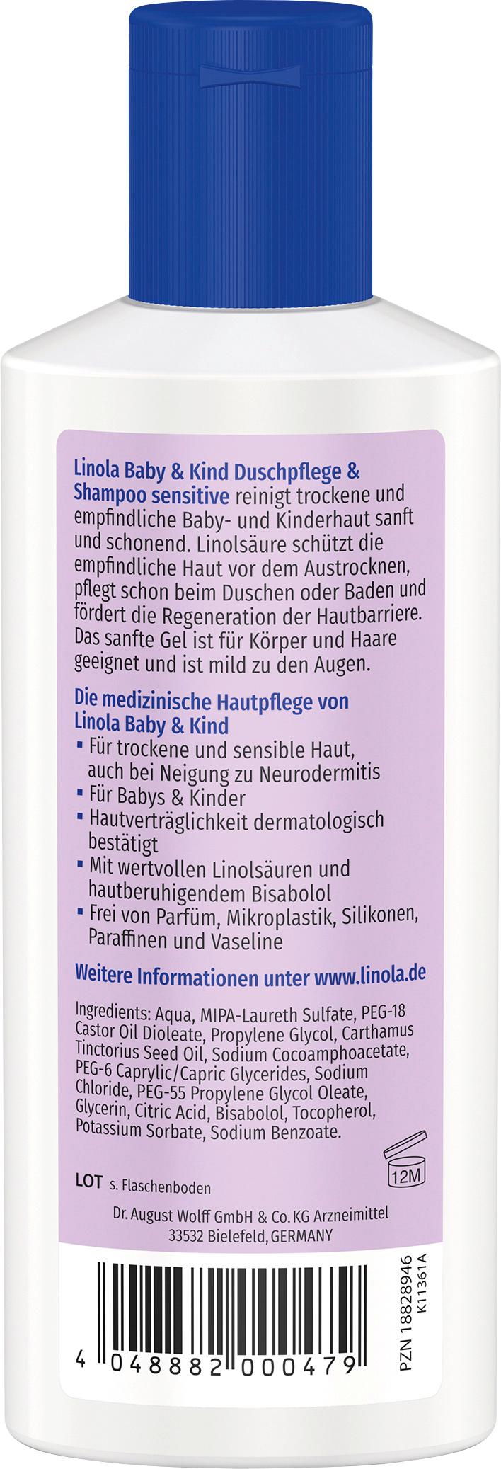 Produktbild Linola Baby&Kind Duschpflege&Shampoo sensitive 2 von 2