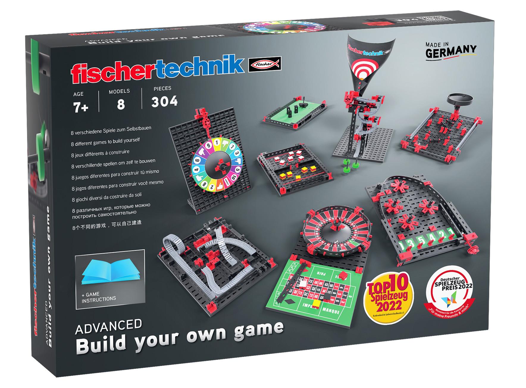 fischertechnik - ADVANCED Build your own game, Schneller Bauerfolg und großer Spielspaß für die ganze Familie