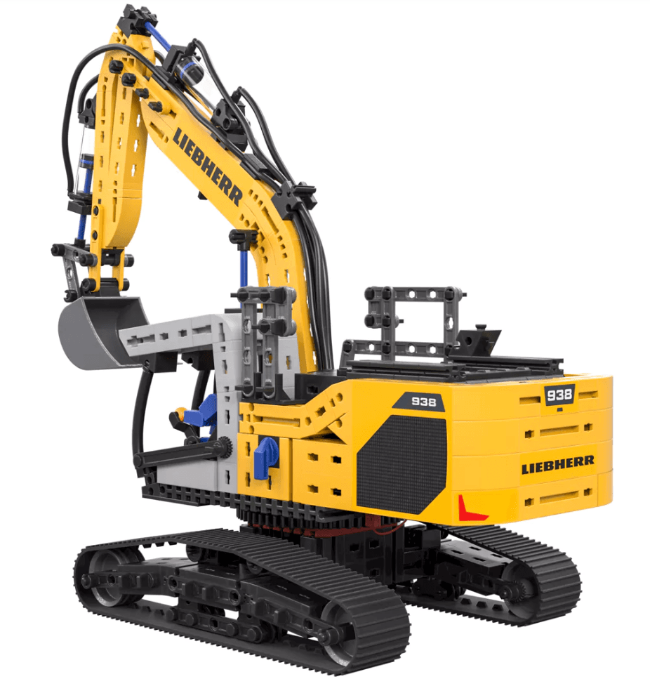 Produktbild fischertechnik - Liebherr R 938 Pneumatischer Bagger | Realistisches Bauset für Technikfans 3 von 6