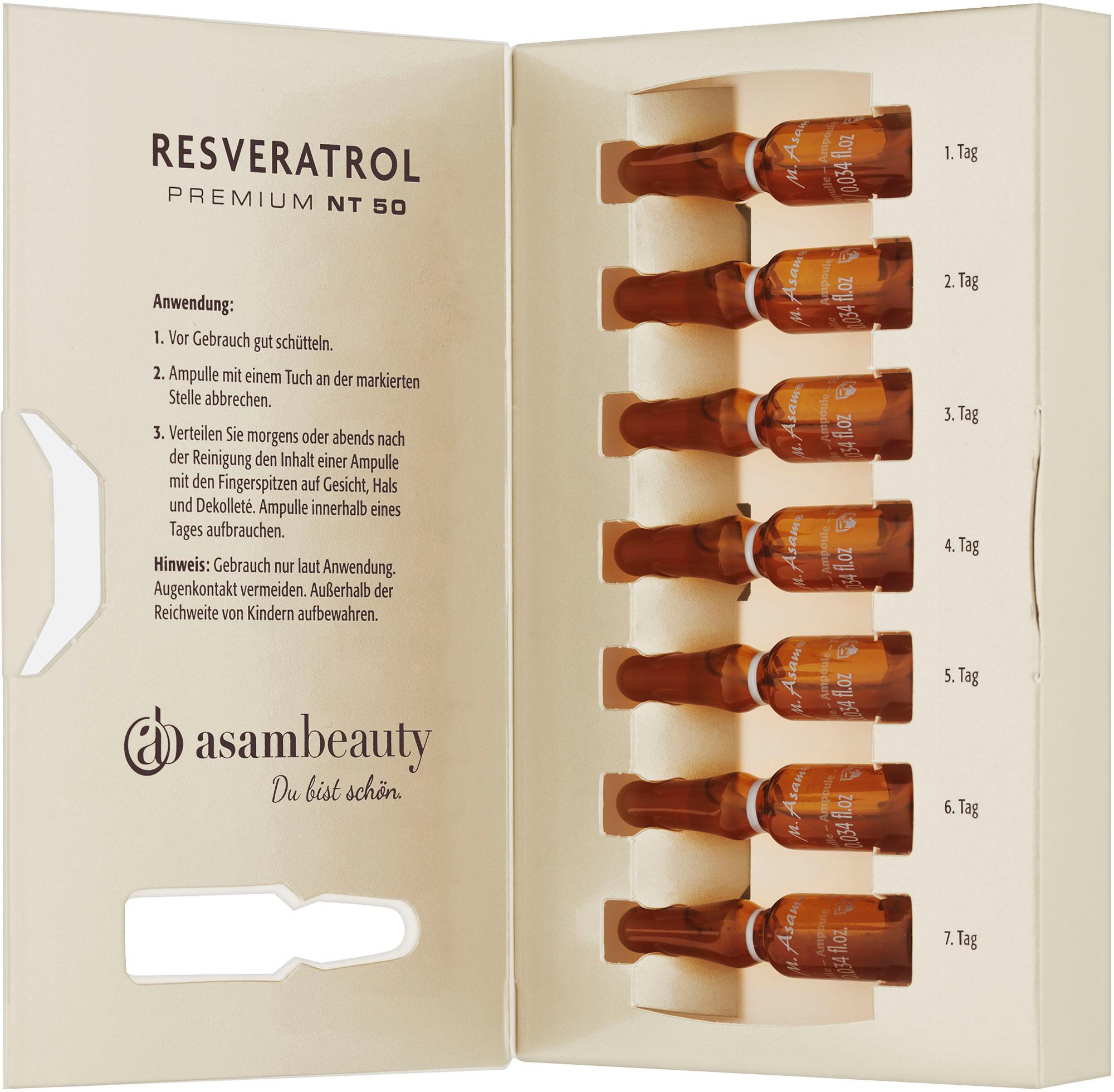 M. Asam® RESVERATROL PREMIUM NT50 Ampullen Kur