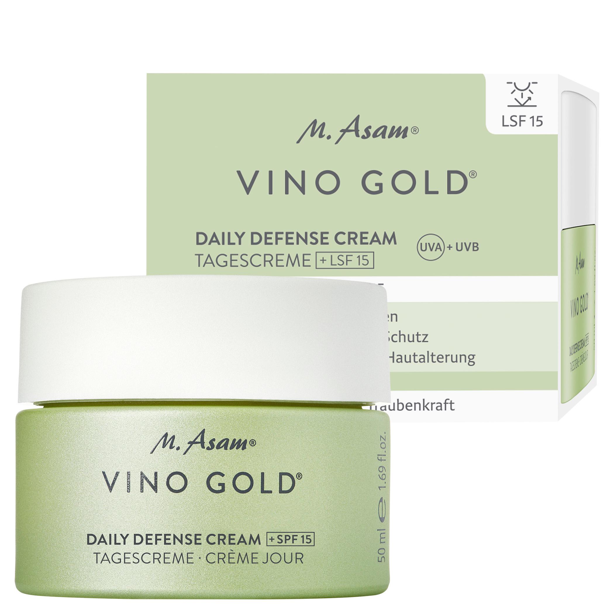 Produktbild M. Asam® VINO GOLD SPF15 Daily Defense Cream 2 von 2