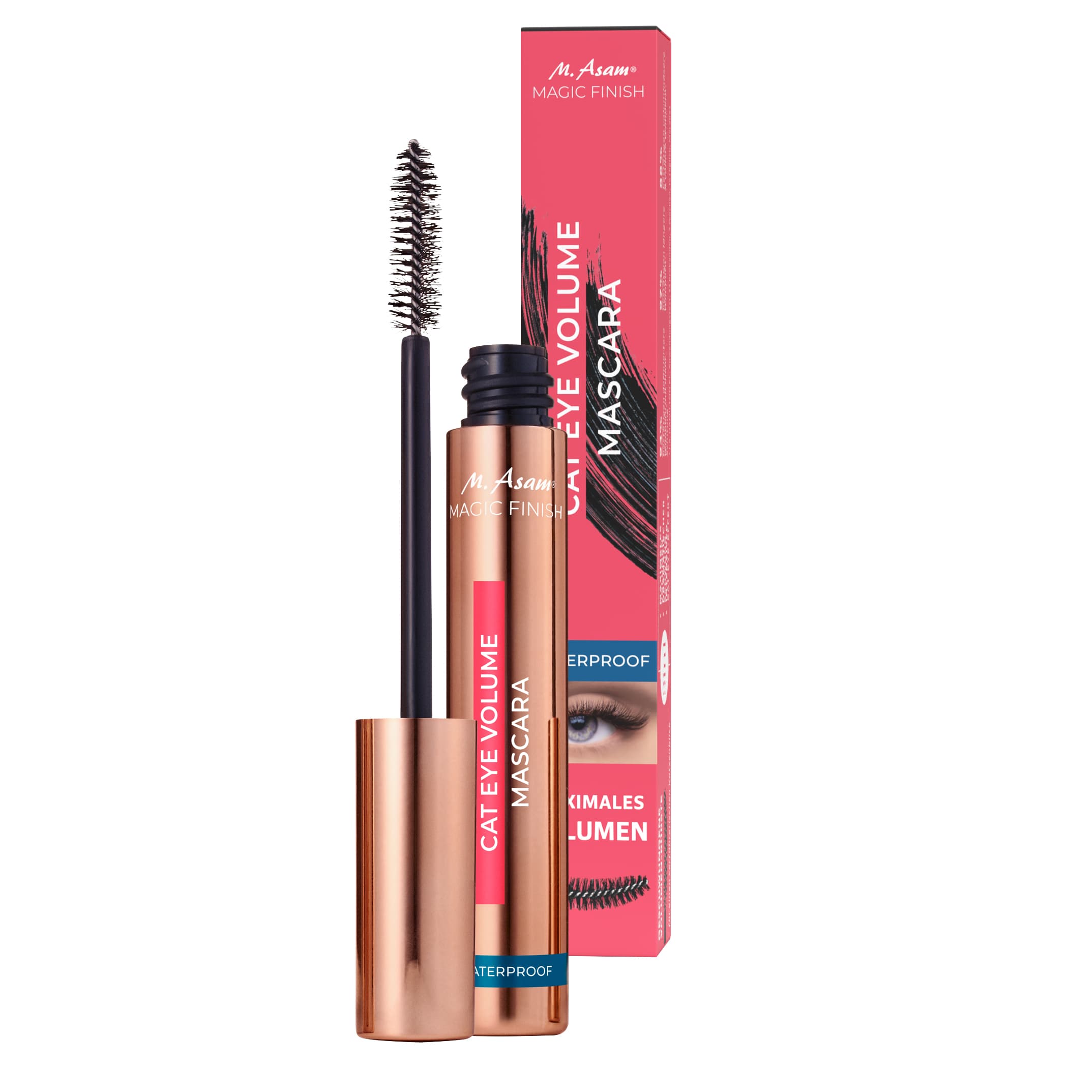 Produktbild M. Asam® MAGIC FINISH Cat Eye Volume Mascara Waterproof 2 von 3