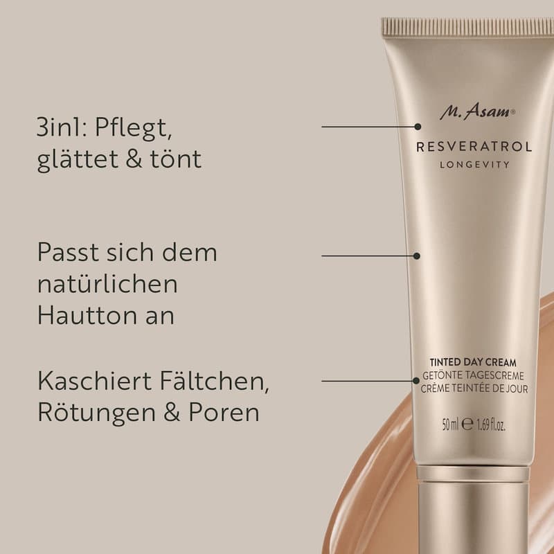 M. Asam® RESVERATROL LONGEVITY Tinted Day Cream