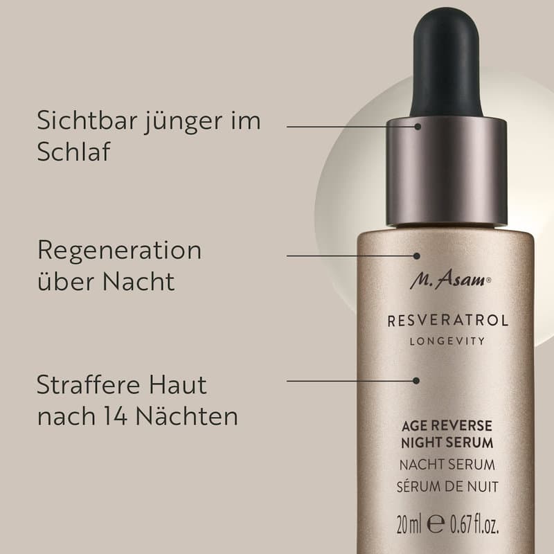 M. Asam® RESVERATROL LONGEVITY Age Reverse Night Serum