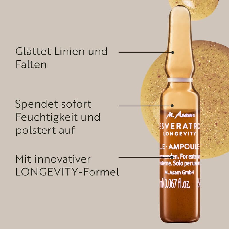 M. Asam® RESVERATROL LONGEVITY Intensivkur Ampullen