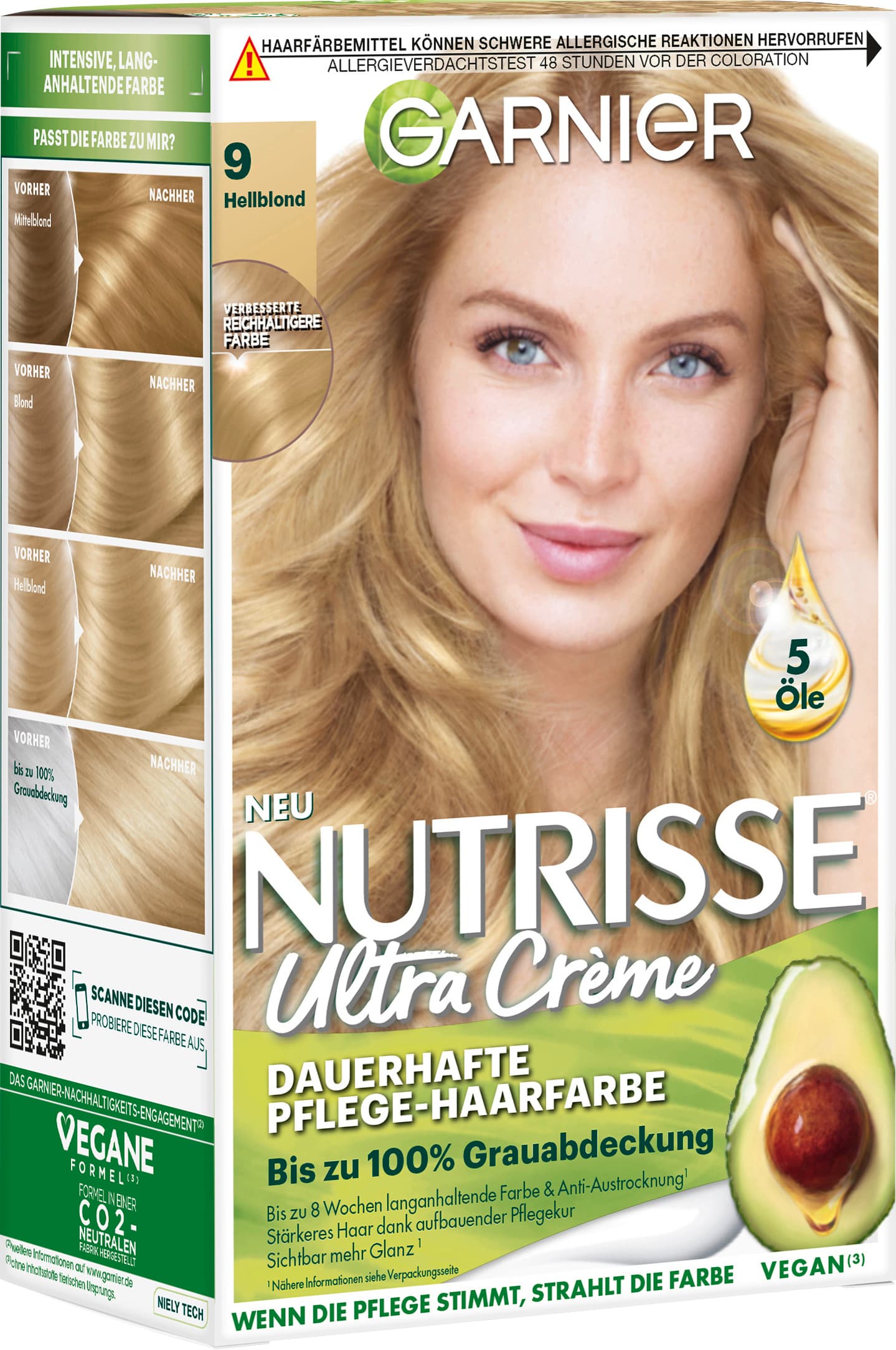 Garnier Nutrisse Ultra Creme Dauerhafte Pflege-Haarfarbe