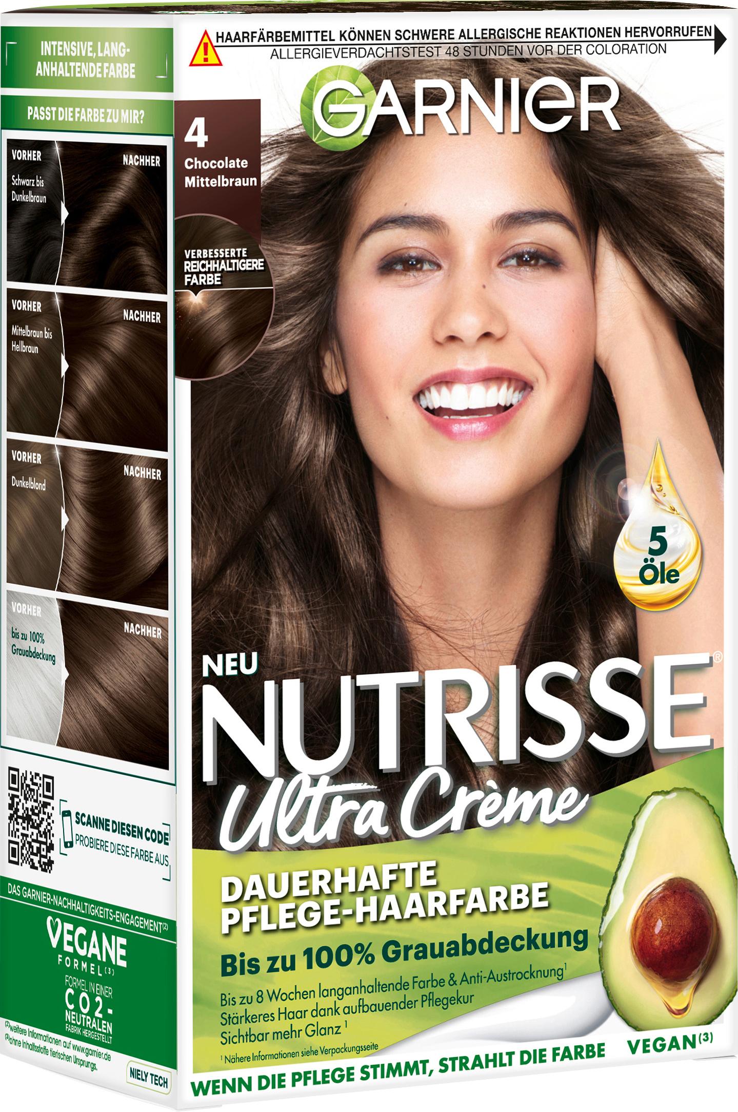Garnier Nutrisse Ultra Creme Dauerhafte Pflege-Haarfarbe