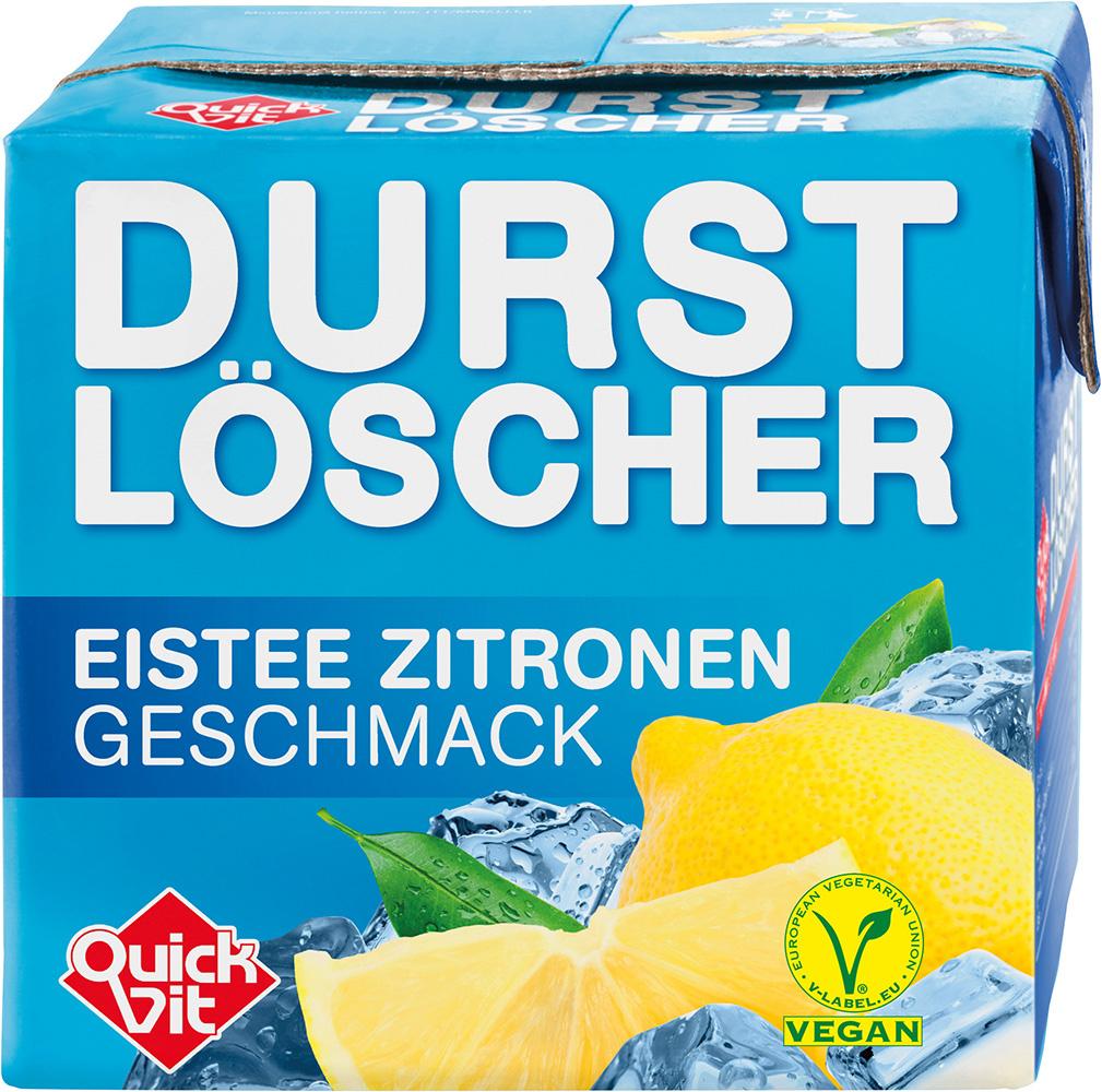 QuickVit Durstlöscher Eistee Zitrone