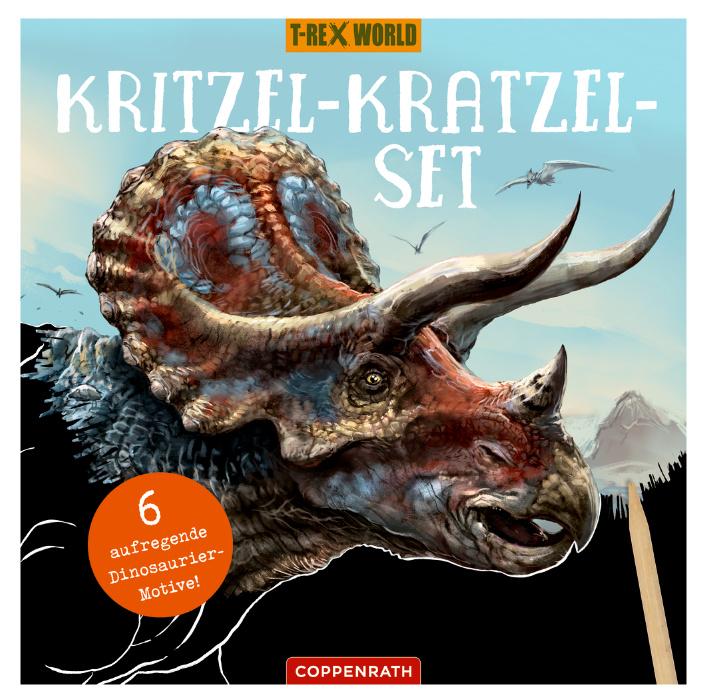 Die Spiegelburg - Kritzel-Kratzel-Set (Triceratops) T-Rex World