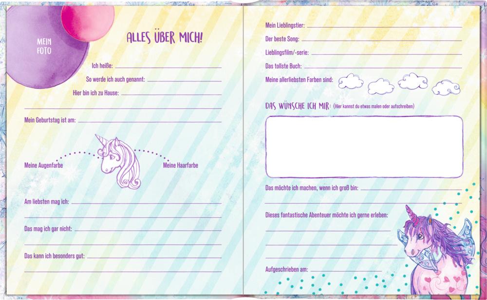 Produktbild Coppenrath Verlag - Freundebuch: Meine Freunde - Einhorn-Paradies 2 von 3