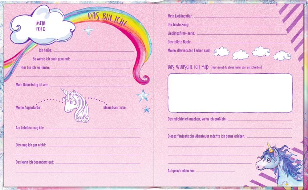 Produktbild Coppenrath Verlag - Freundebuch: Meine Freunde - Einhorn-Paradies 3 von 3