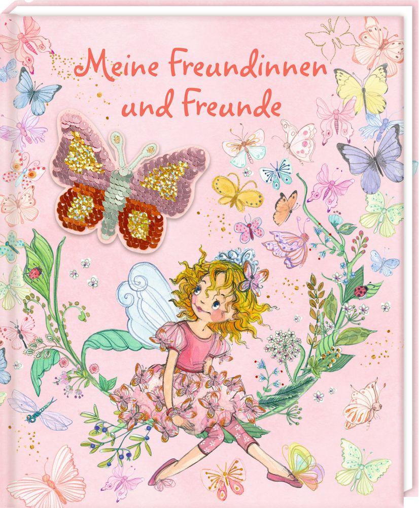 Die Spiegelburg - Freundebuch: Prinzessin Lillifee"Meine Freundinnen&Freunde"(mit Wendepailletten)