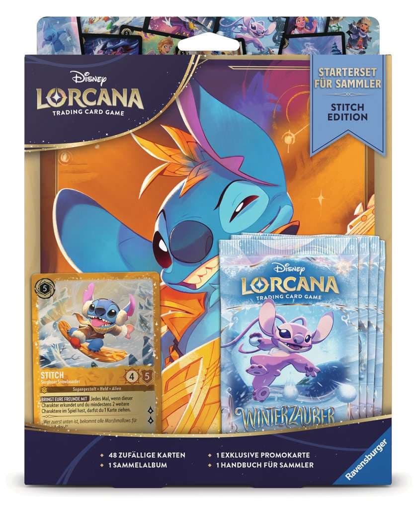 Disney Lorcana TCG: Starterset für Sammler - Stitch Edition (Deutsch)