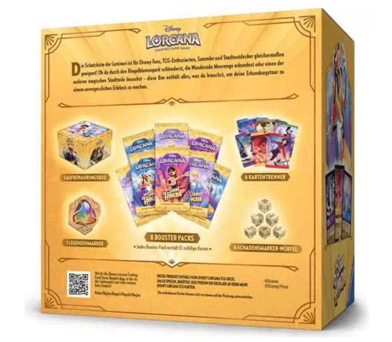 Disney Lorcana TCG Die Stadt Hyperia Schatzkiste der Luminari Deutsch