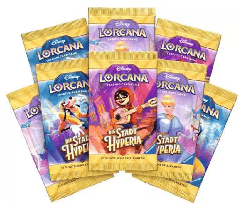 Disney Lorcana TCG Die Stadt Hyperia Schatzkiste der Luminari Deutsch
