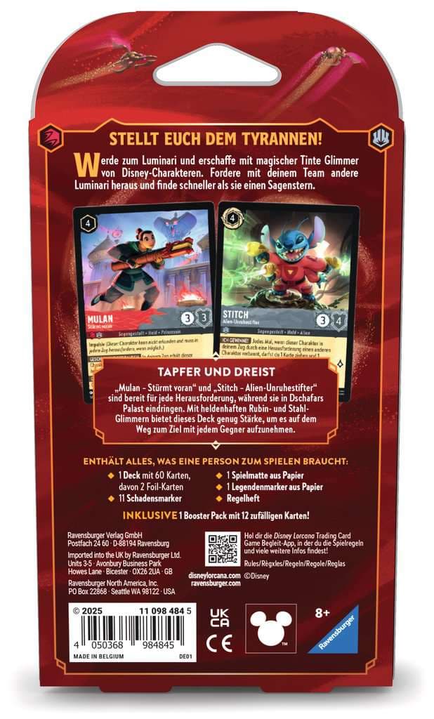 Produktbild Disney Lorcana: Domäne von Dschafar - Rubin und Stahl Deck für 1 Person (Deutsch) 3 von 3
