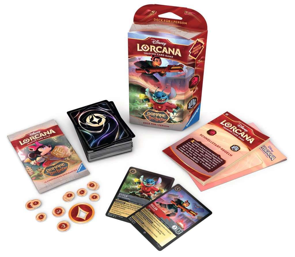 Produktbild Disney Lorcana: Domäne von Dschafar - Rubin und Stahl Deck für 1 Person (Deutsch) 2 von 3