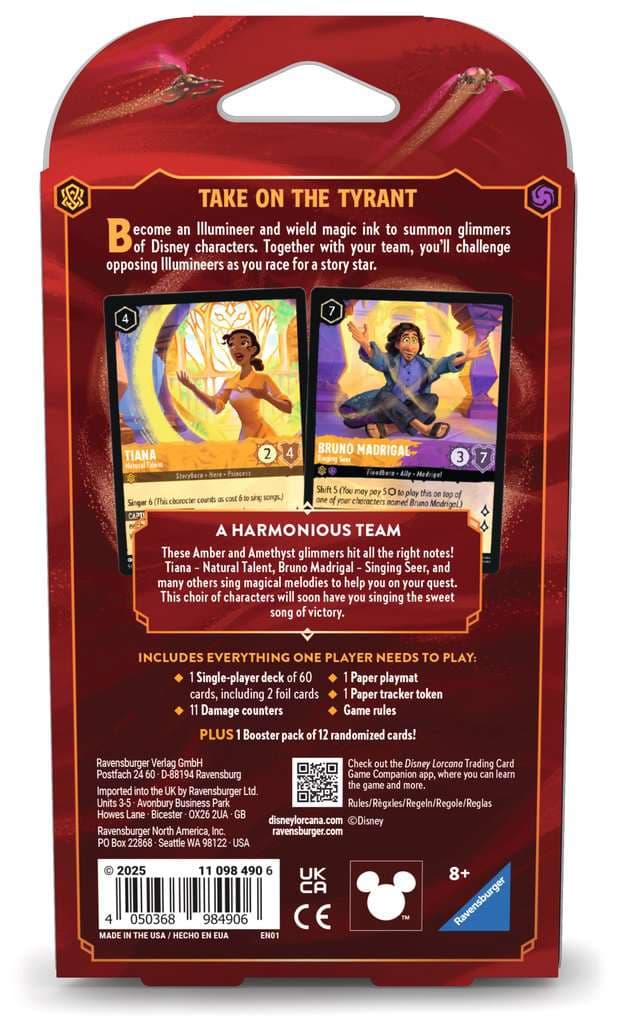 Produktbild Disney Lorcana: Reign of Jafar - Single-Player Deck Amber and Amethyst (Englisch) 3 von 3