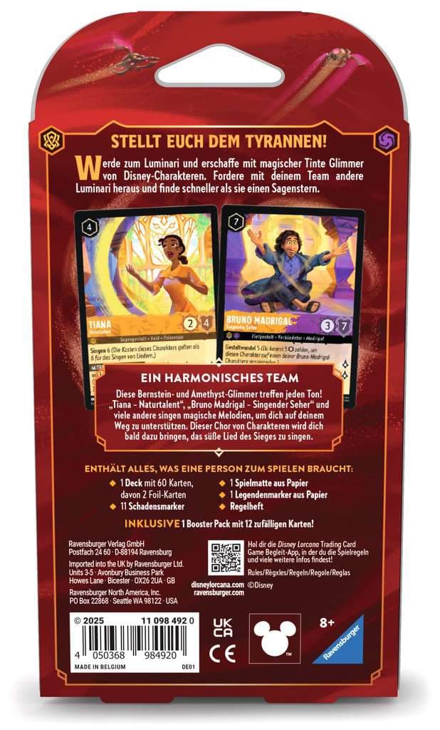 Produktbild Disney Lorcana: Domäne von Dschafar - Bernstein und Amethyst Deck für 1 Person (Deutsch) 3 von 3