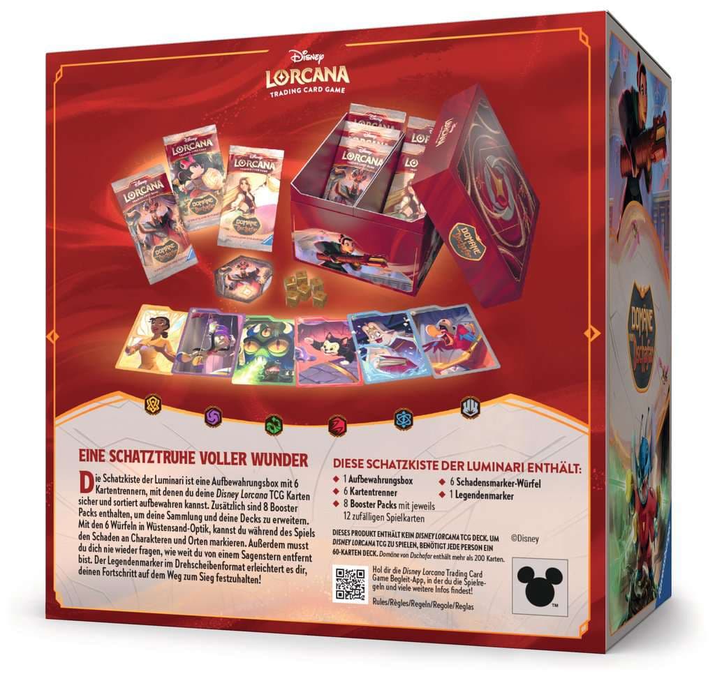 Produktbild Disney Lorcana: Domäne von Dschafar - Schatzkiste der Luminari (Deutsch) 3 von 3
