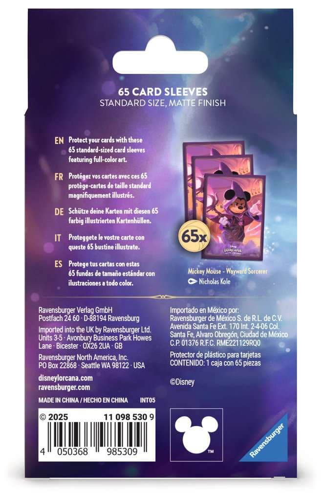 Produktbild Disney Lorcana: Domäne von Dschafar - Kartenhüllen Micky Maus 3 von 3