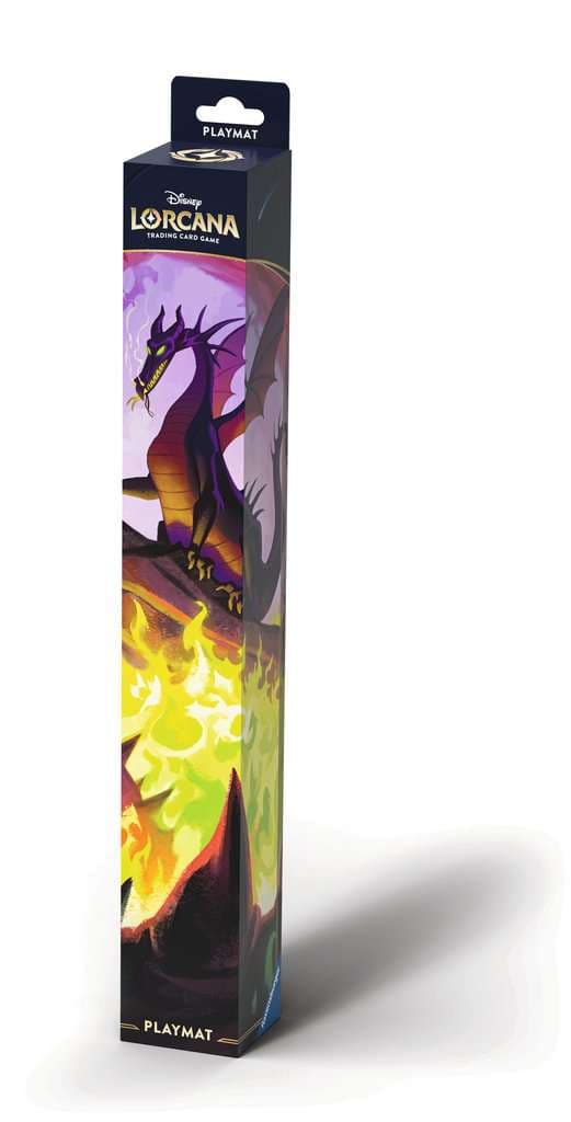 Disney Lorcana TCG:  Winterzauber - Spielmatte Drachenfeuer 