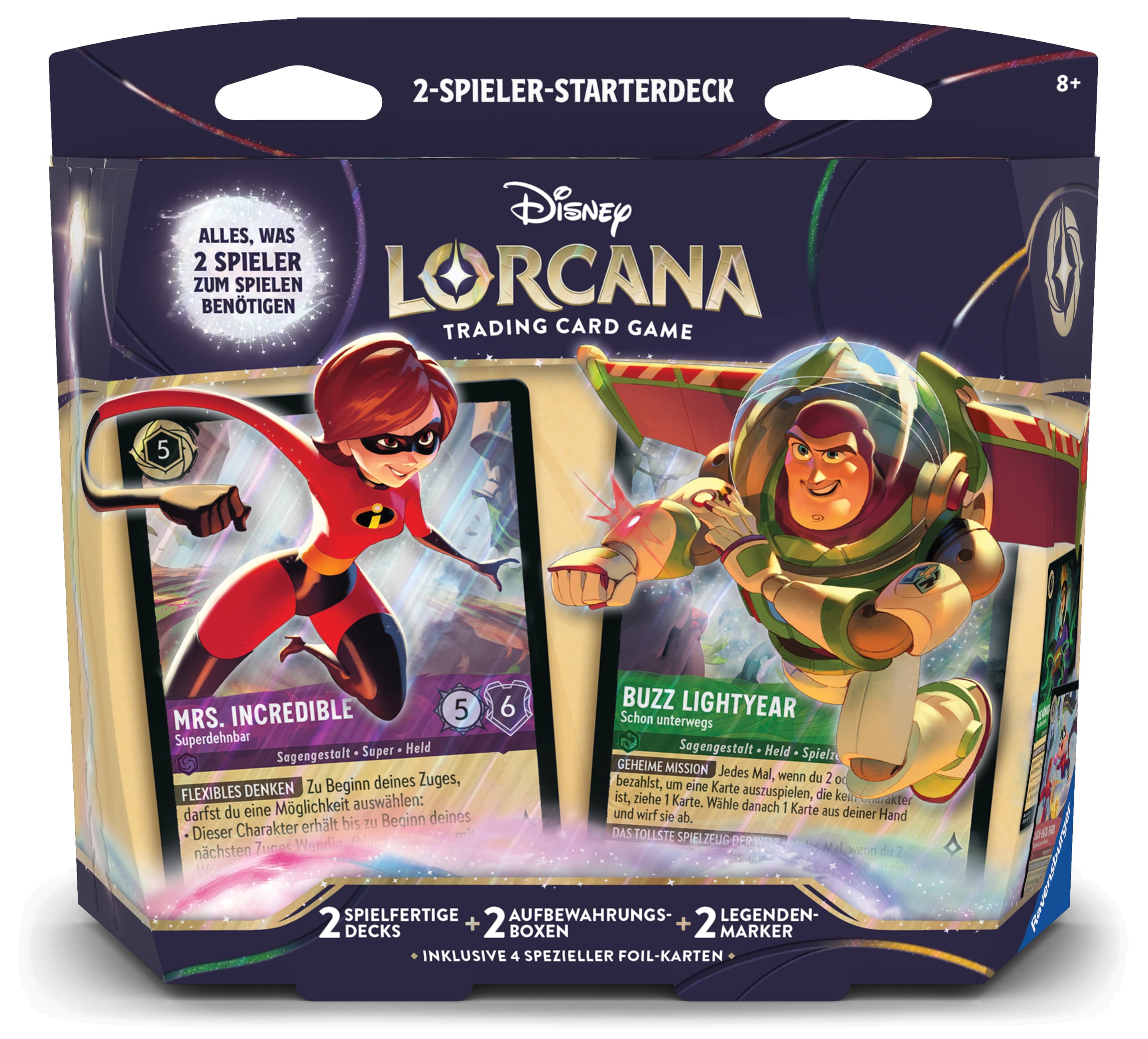 Disney Lorcana TCG: Unbekannte Wildnis - Zwei-Spieler-Starterdeck Deutsch