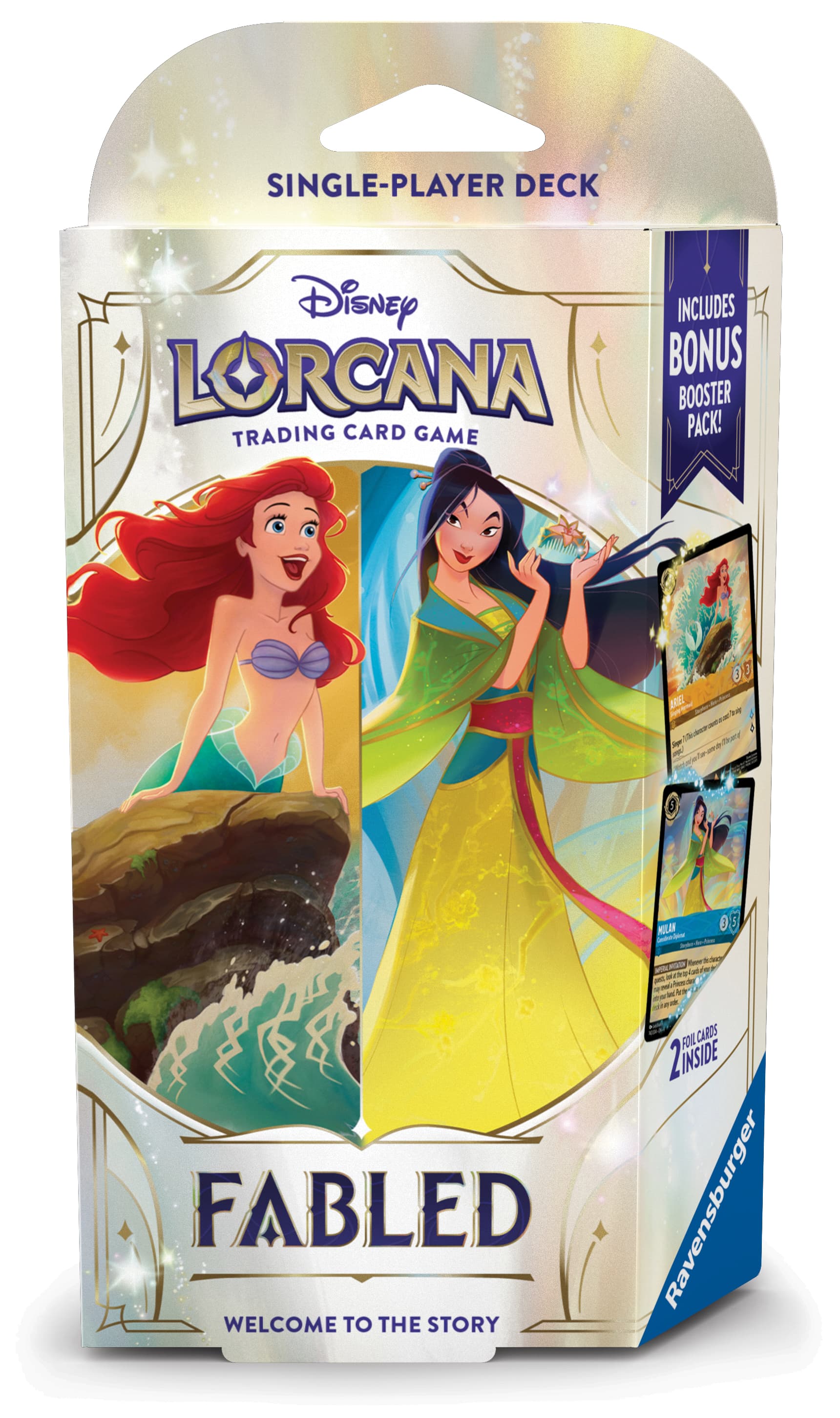 Disney Lorcana TCG: Fabled - Single-Player Deck Amber and Sapphire (Englisch)