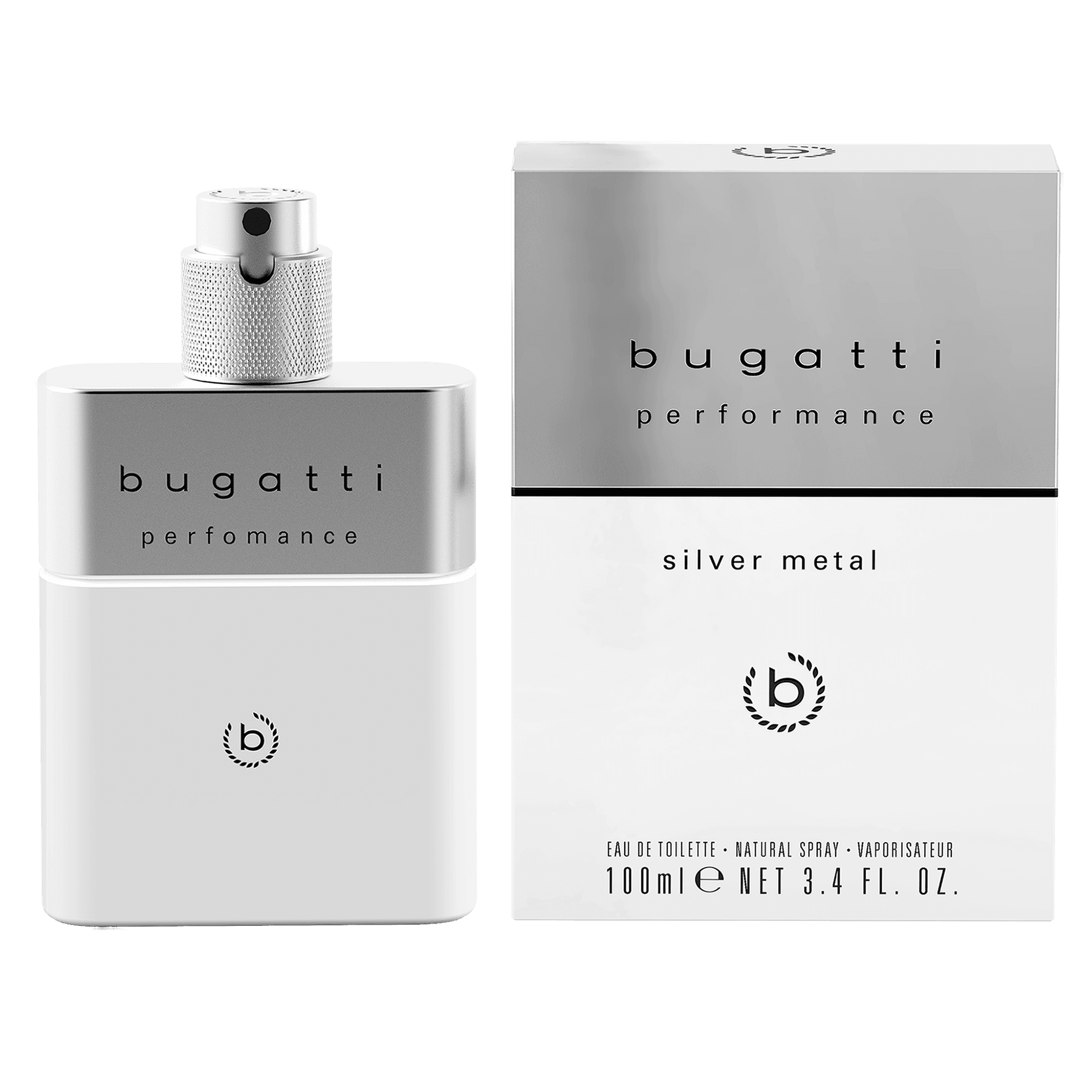 Produktbild bugatti Performance Silver Metal for him Eau de Toilette 3 von 5