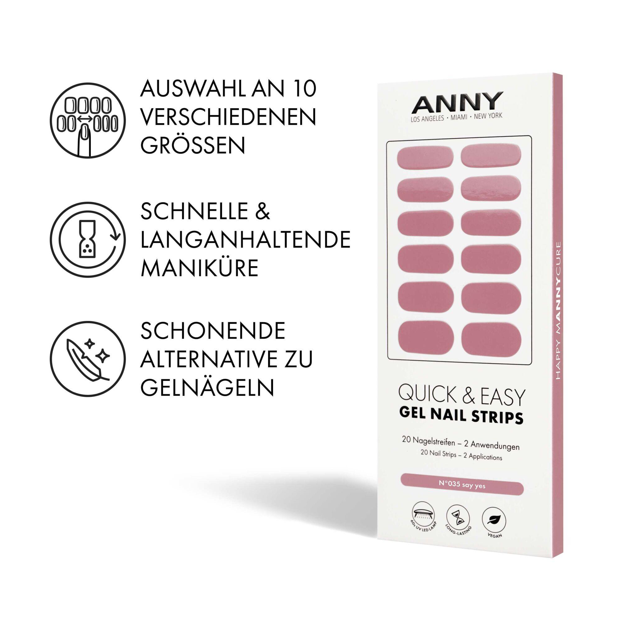 Produktbild ANNY Quick & Easy Gel Nail Strips 5 von 5