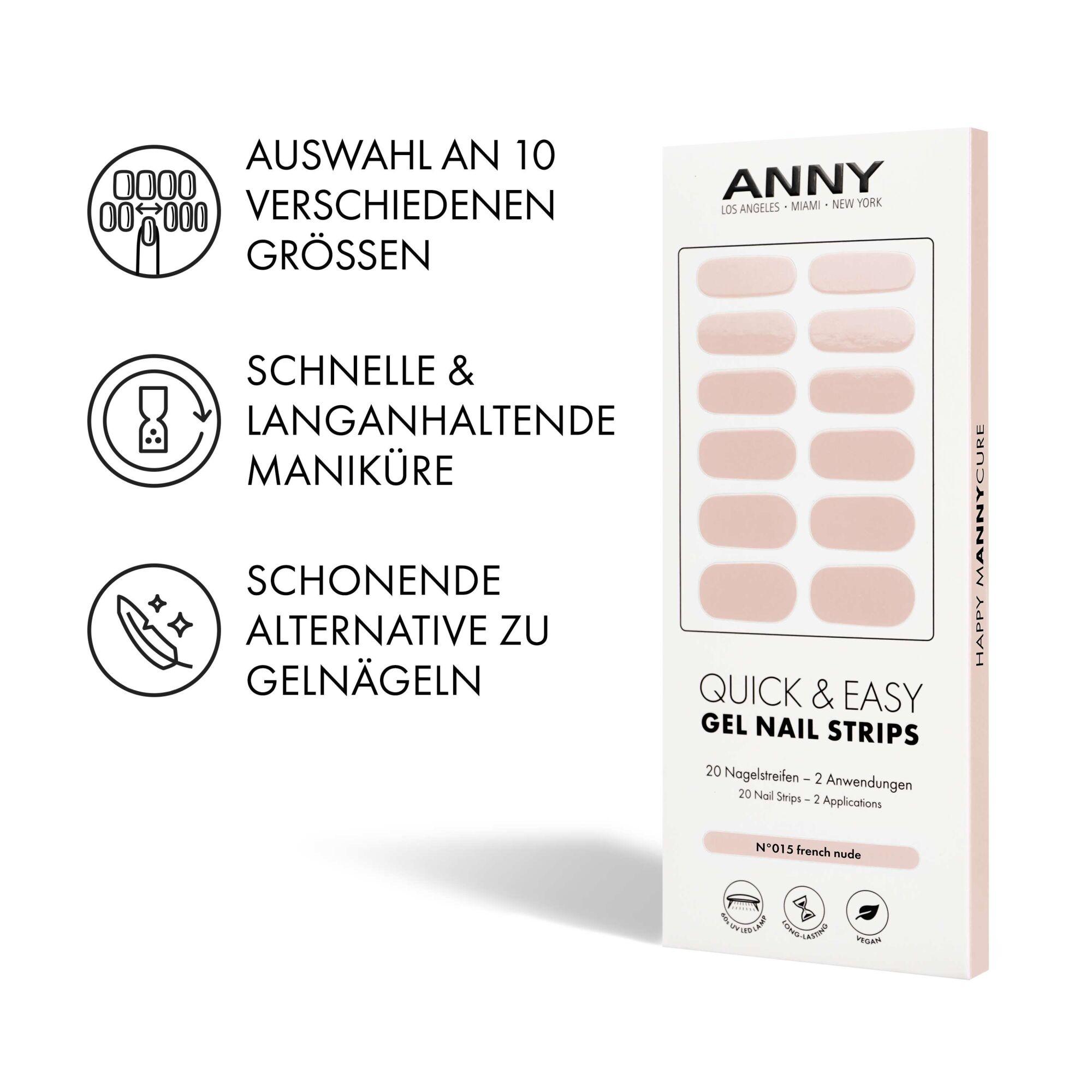 Produktbild ANNY Quick & Easy Gel Nail Strips 5 von 5