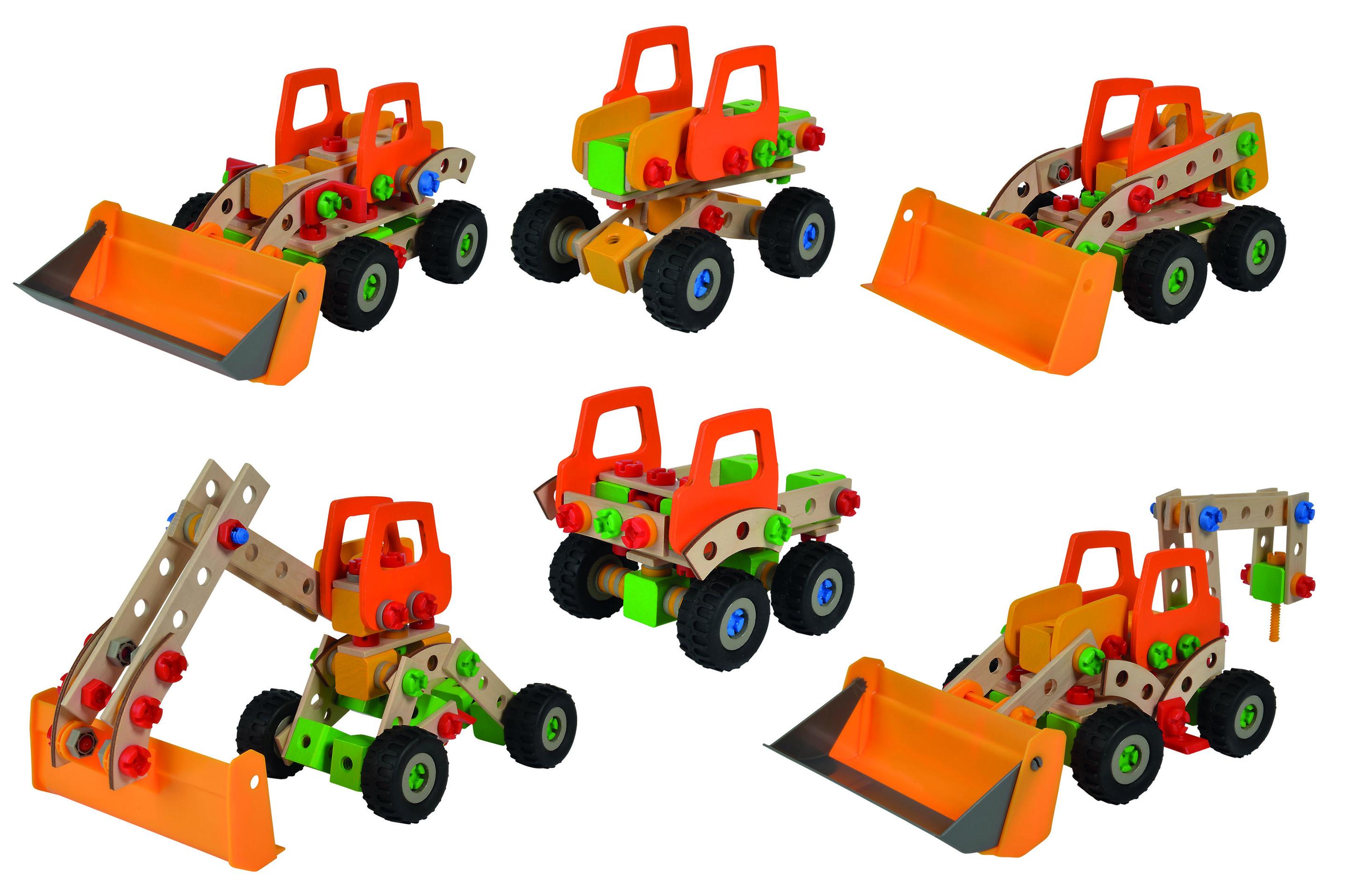 Produktbild Eichhorn - Constructor Radlader, 140 tlg, 6 in 1 2 von 8