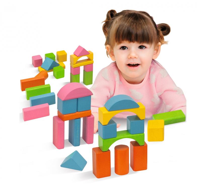 Produktbild Eichhorn - 75 bunten Holzbausteine 3 von 5