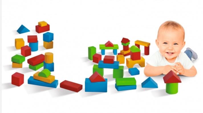 Produktbild Eichhorn - Bunte Holzbausteine Baby, Inhalt: 50 Stück 4 von 4