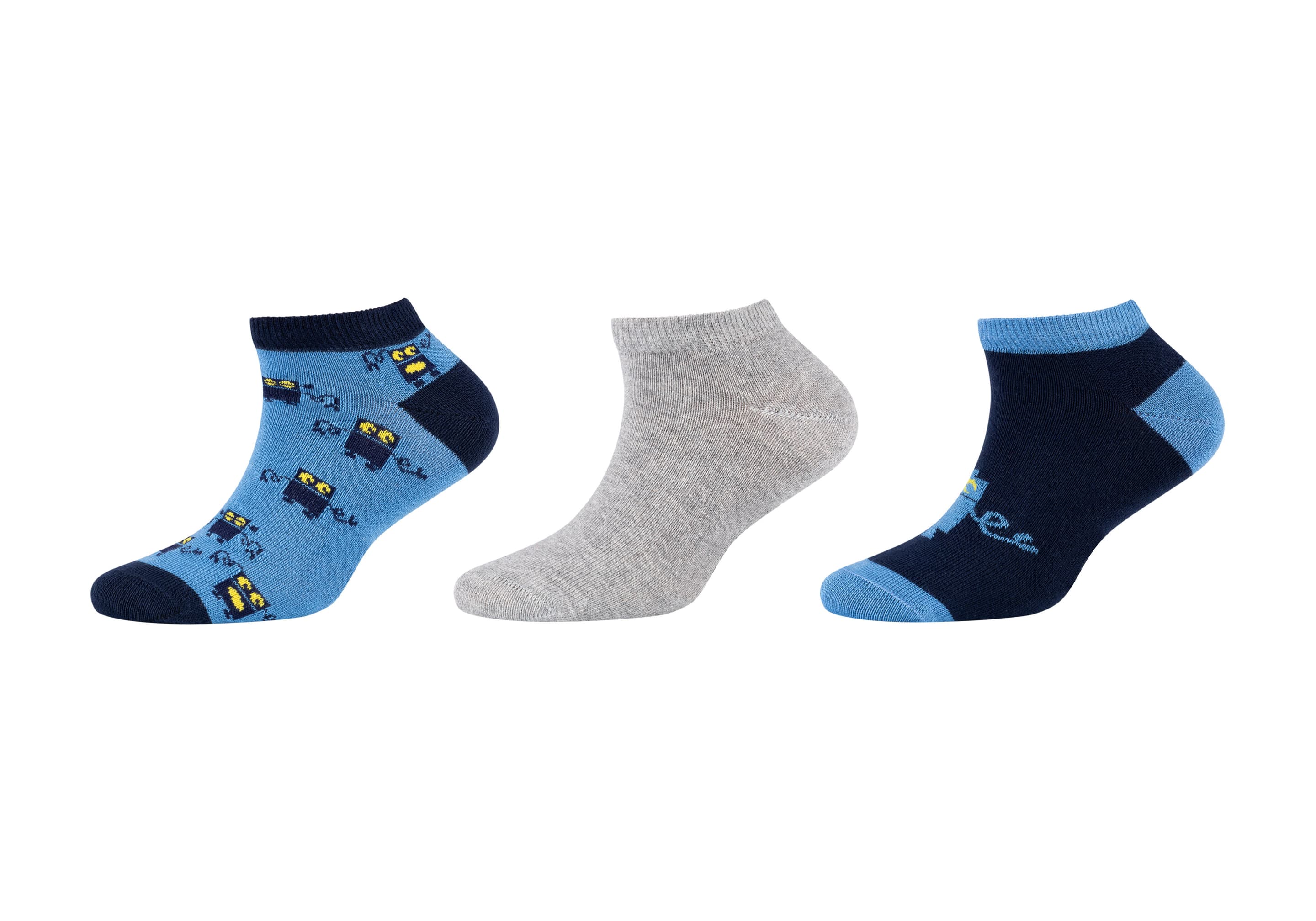 s.Oliver Kinder Sneaker Socken originals organic OCS motif 3er Pack