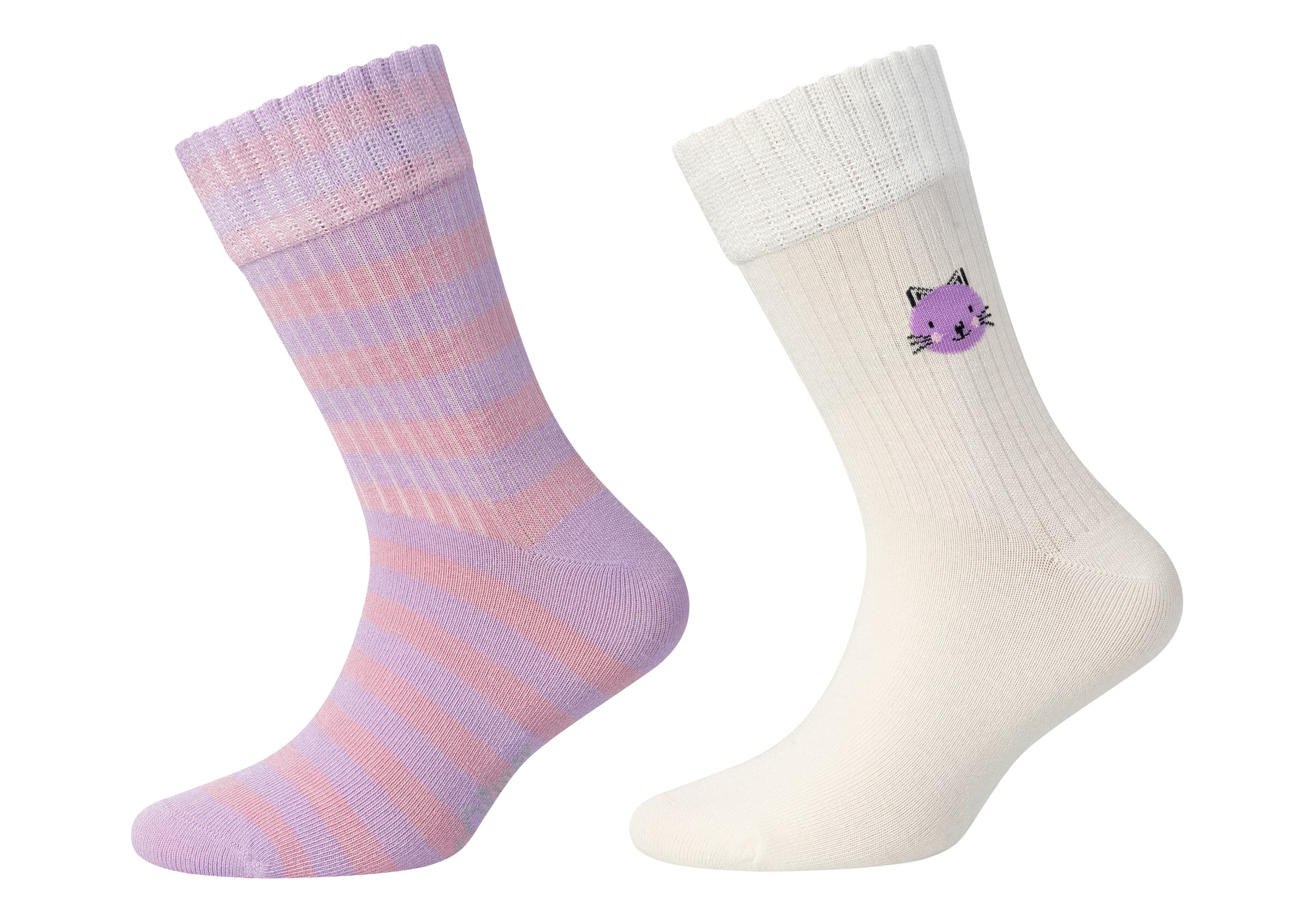 s.Oliver Kinder Socken silky sustainable mini motif 2er Pack