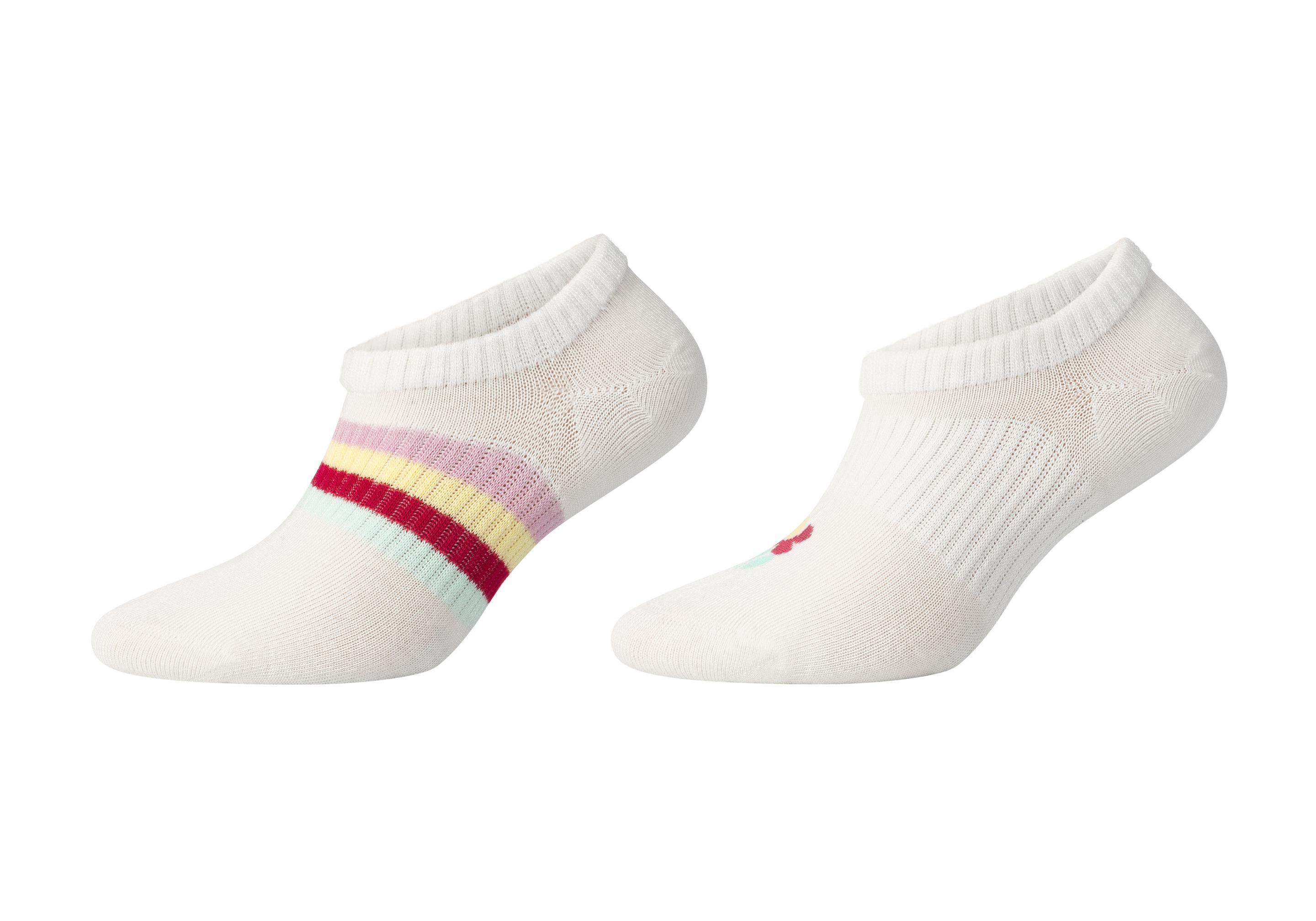 s.Oliver Kinder Sneaker Socken silky sustainable motif 2er Pack