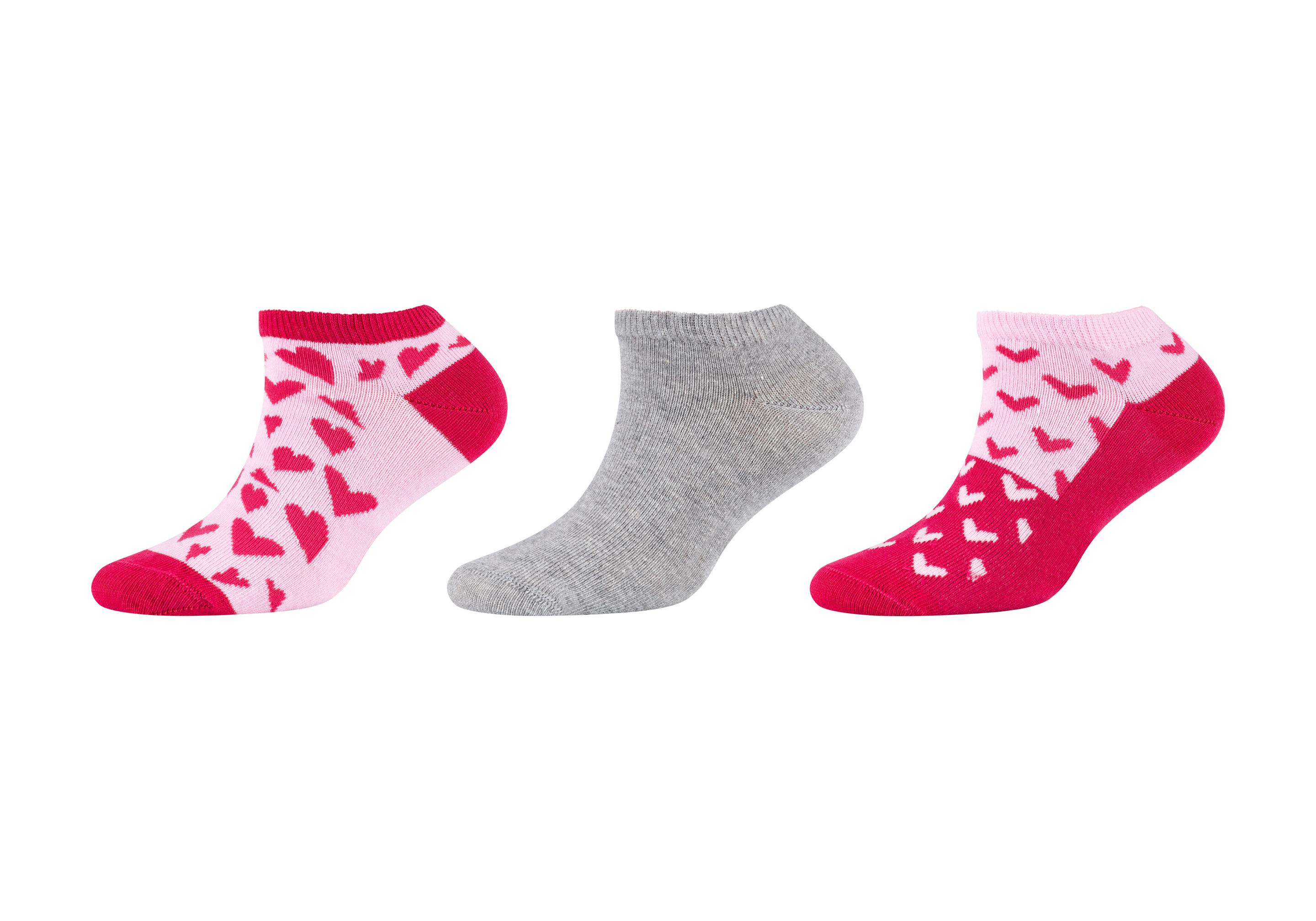s.Oliver Kinder Sneaker Socken originals organic OCS motif 3er Pack