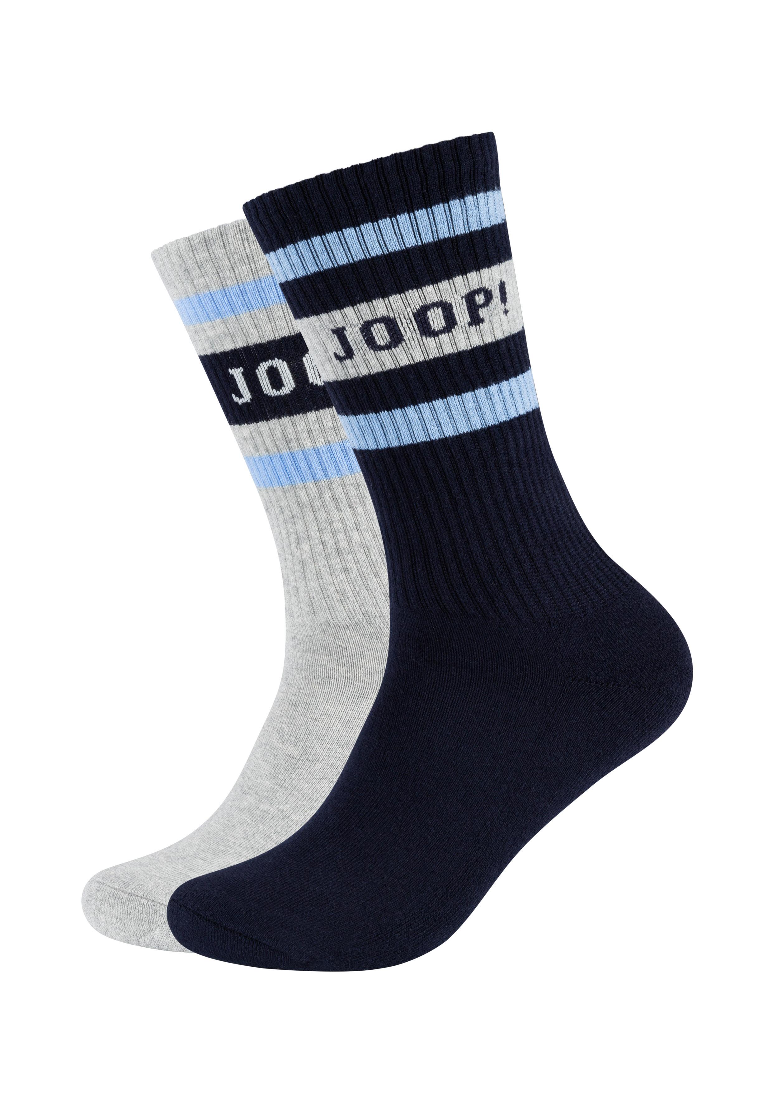 JOOP! Herren Socken Premium Casual Organic OCS Tennis 2er Pack