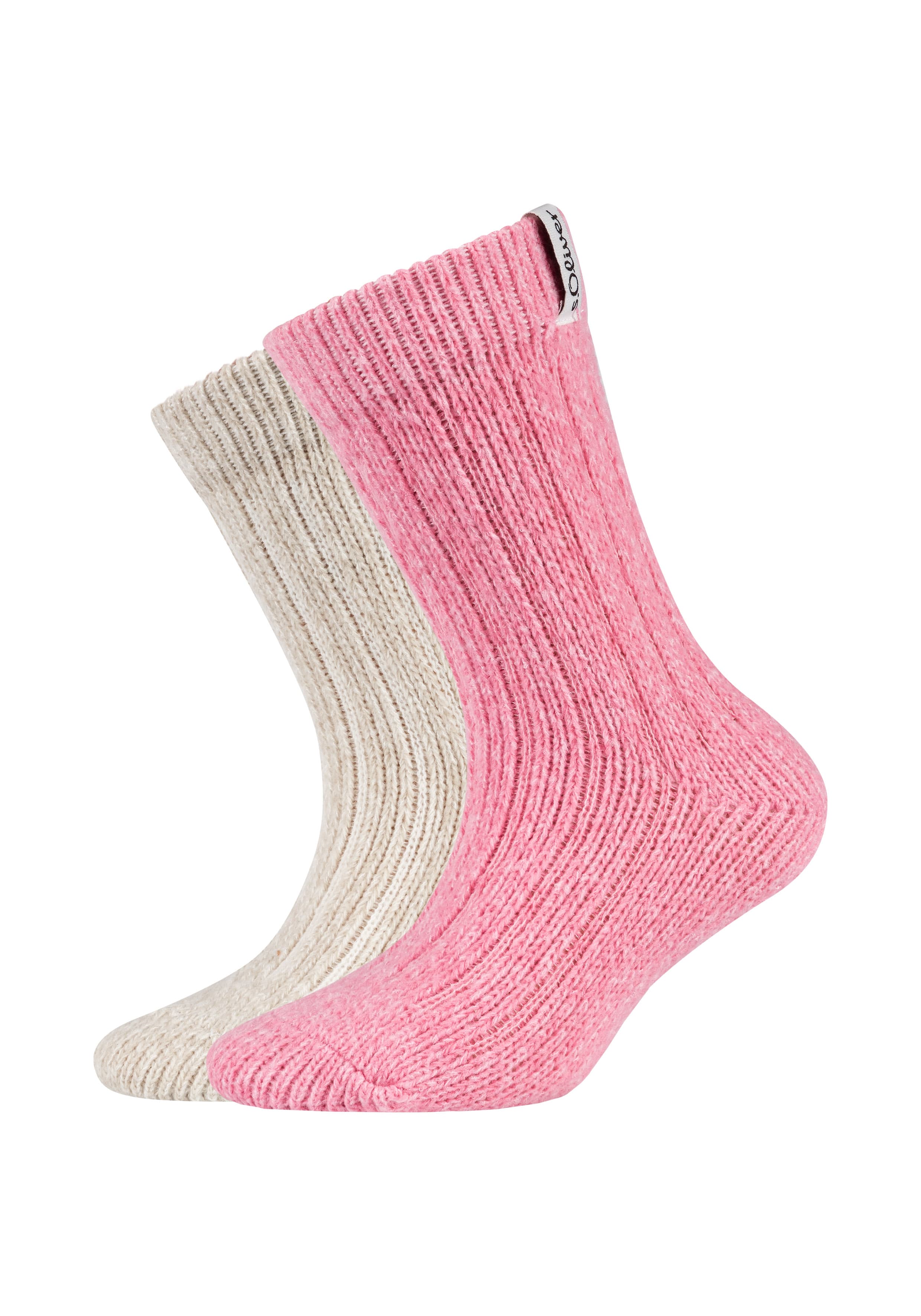 s.Oliver Kinder Socken Cosy Sustainable Rib 2er Pack