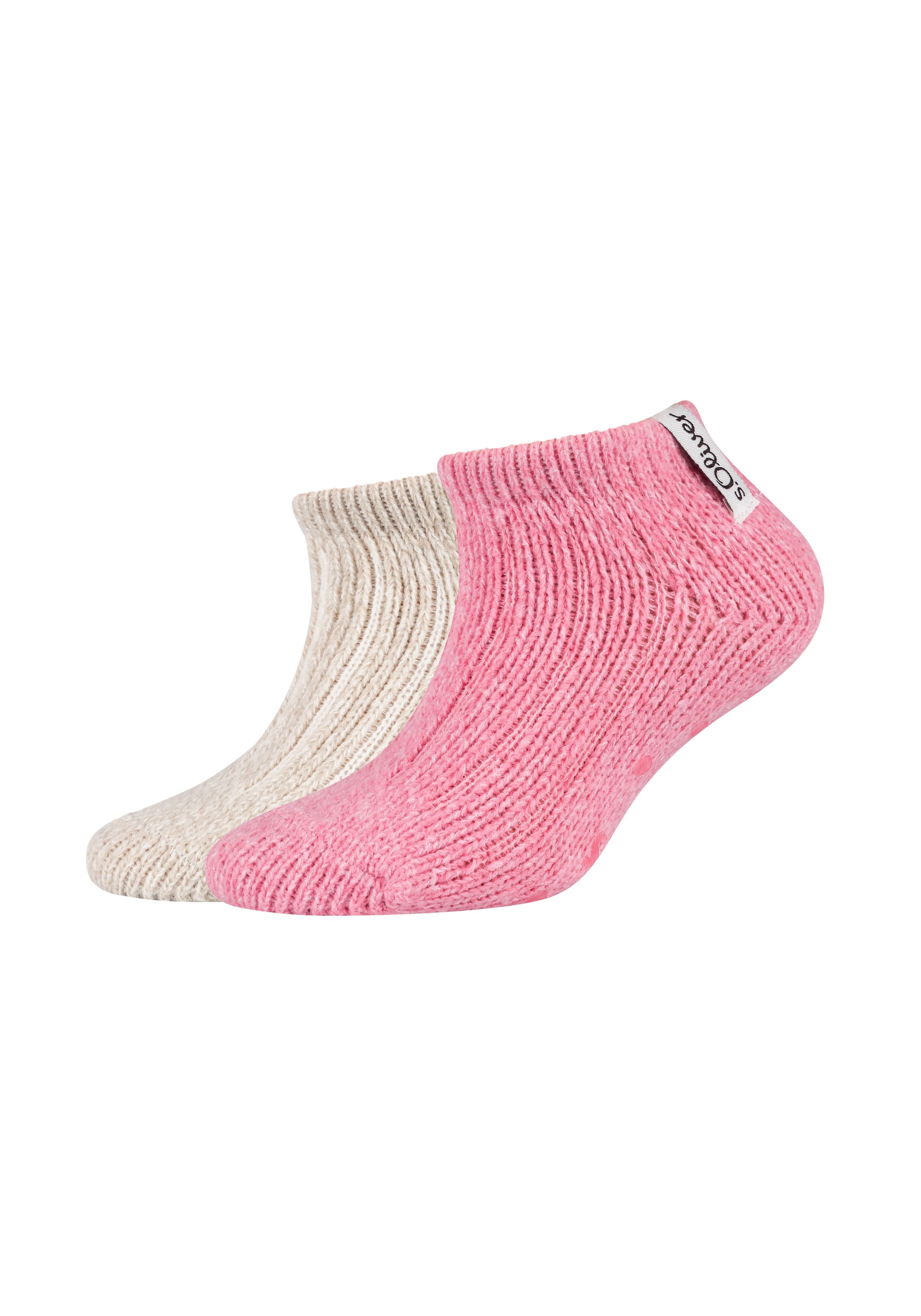 s.Oliver Kinder Sneaker Socken Cosy Sustainable Rib ABS 2er Pack