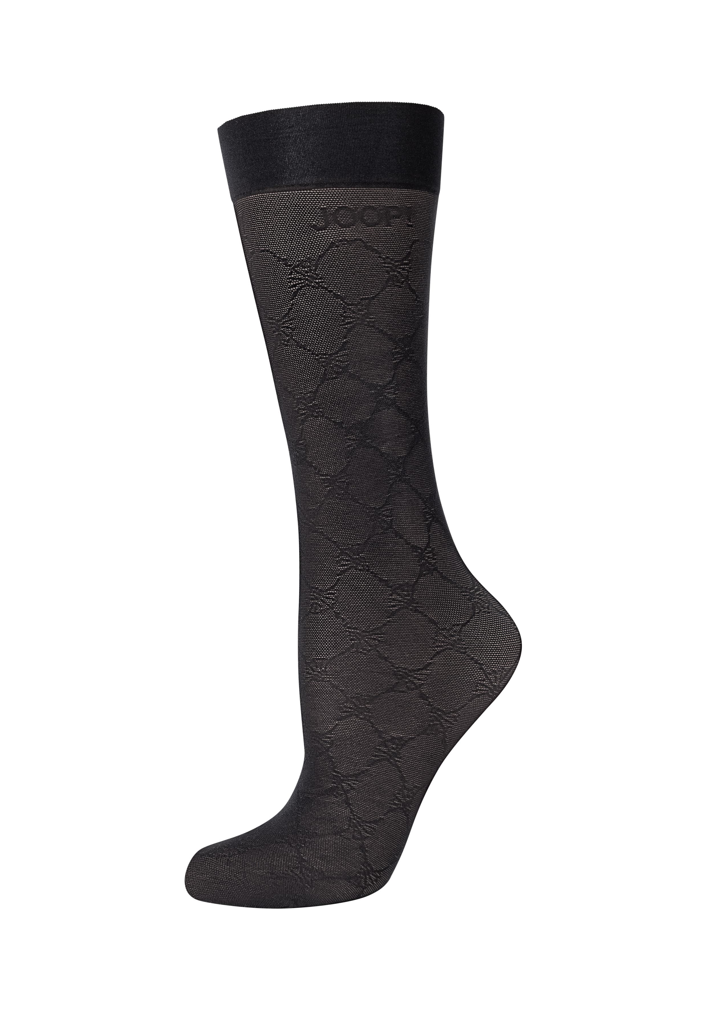 JOOP! Damen Kniestrumpf fine iconic 20 DEN