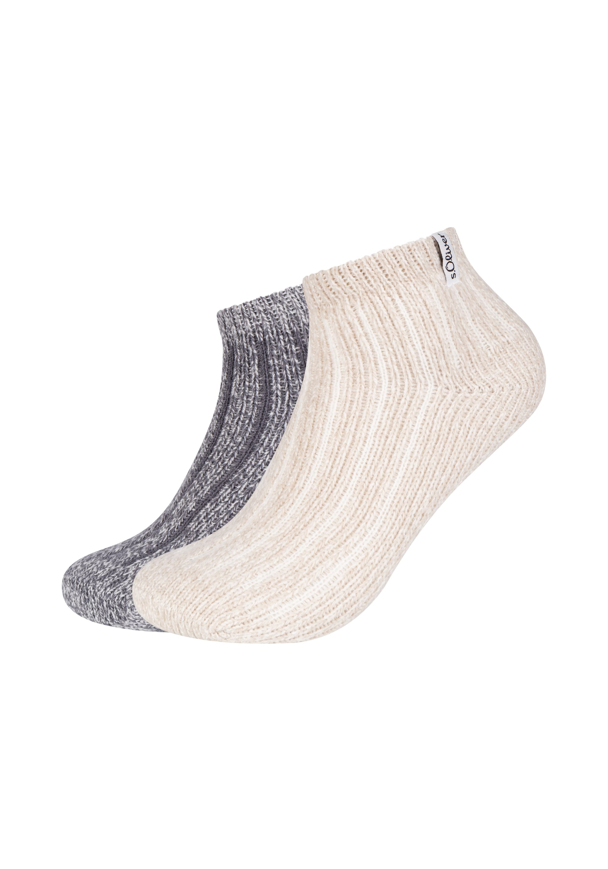 s.Oliver Unisex Sneaker Socken hygge rib 2er Pack