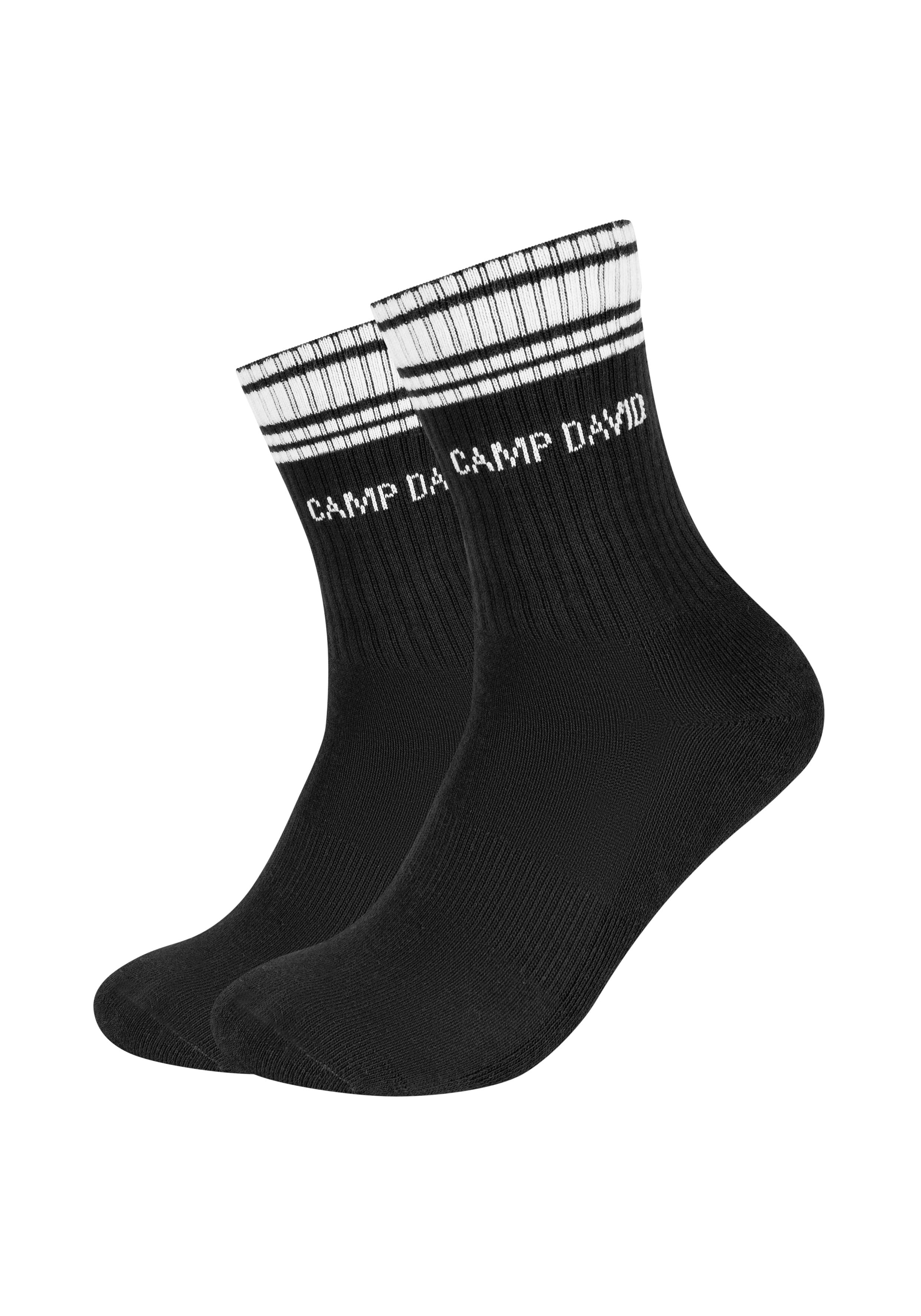 CAMP DAVID Herren Tennis Socken cushioned 2er Pack