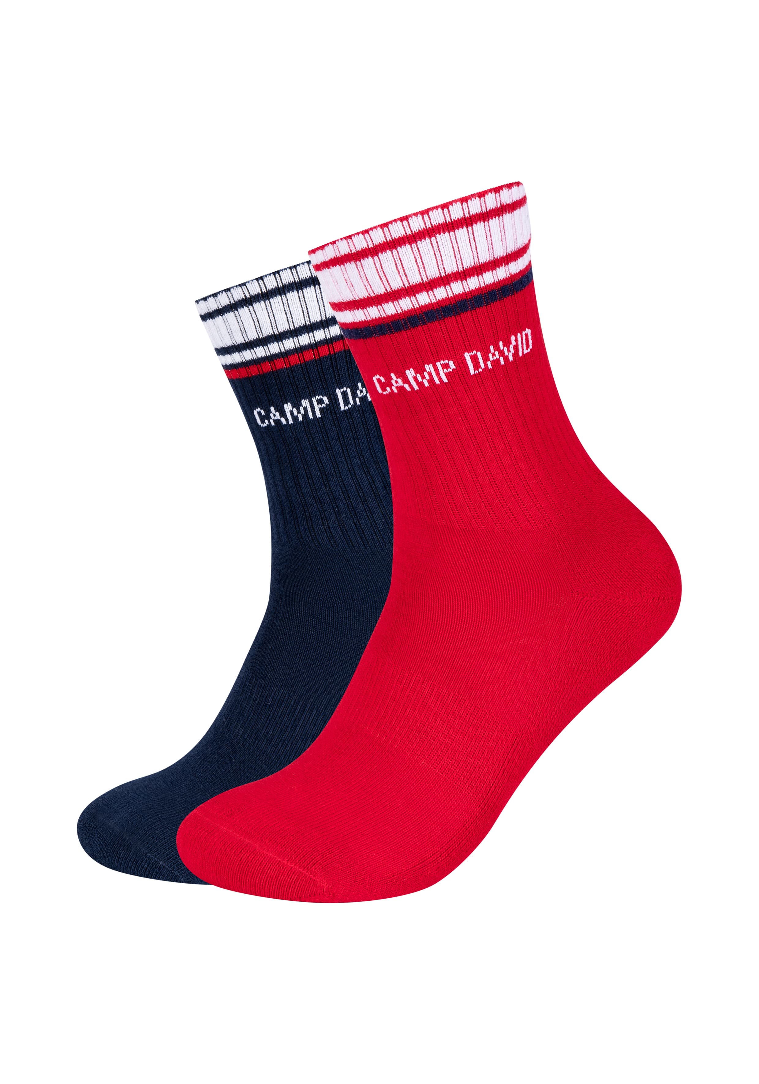 CAMP DAVID Herren Tennis Socken cushioned 2er Pack