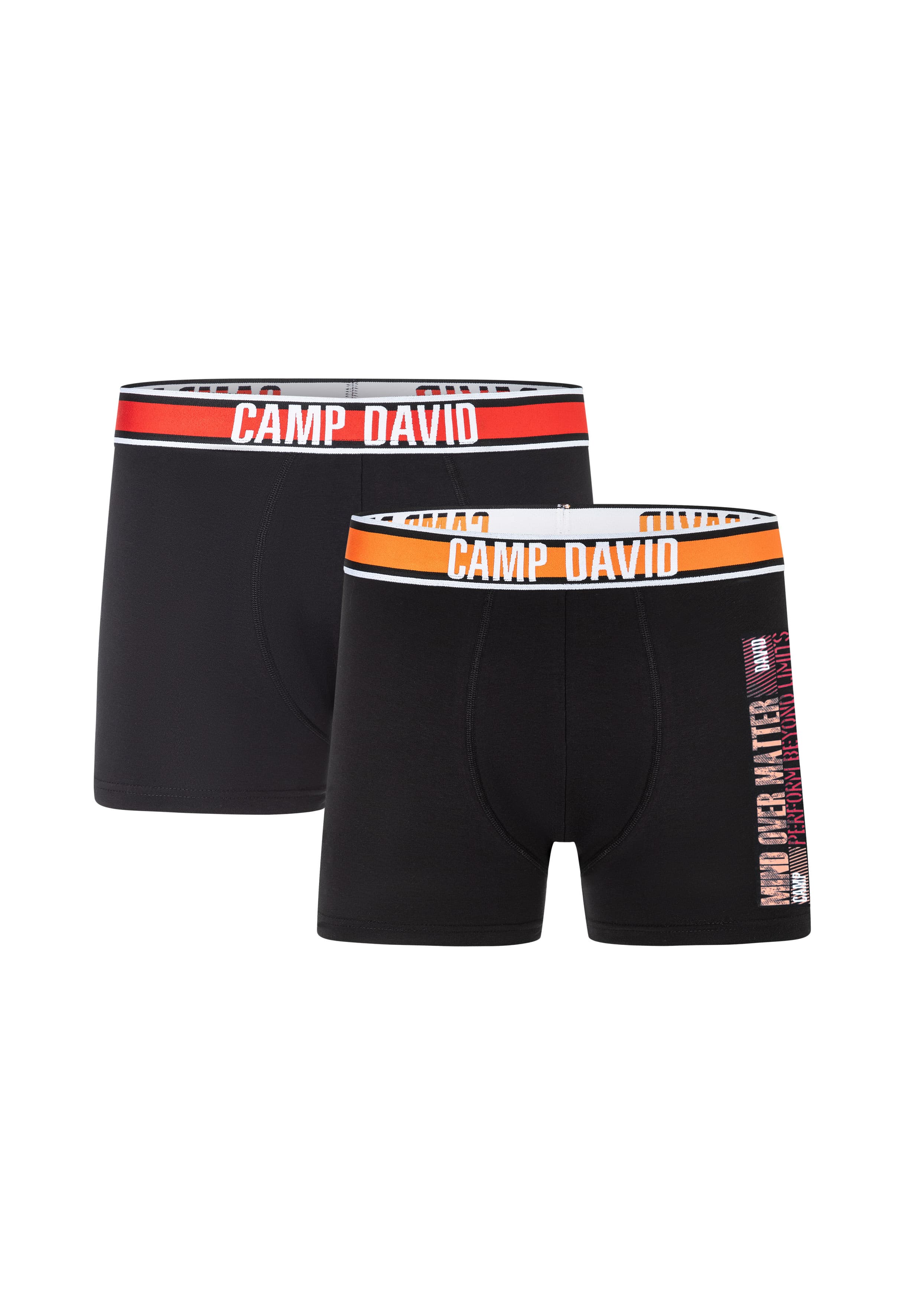 CAMP DAVID Herren Unterhose Boxer 2er Pack