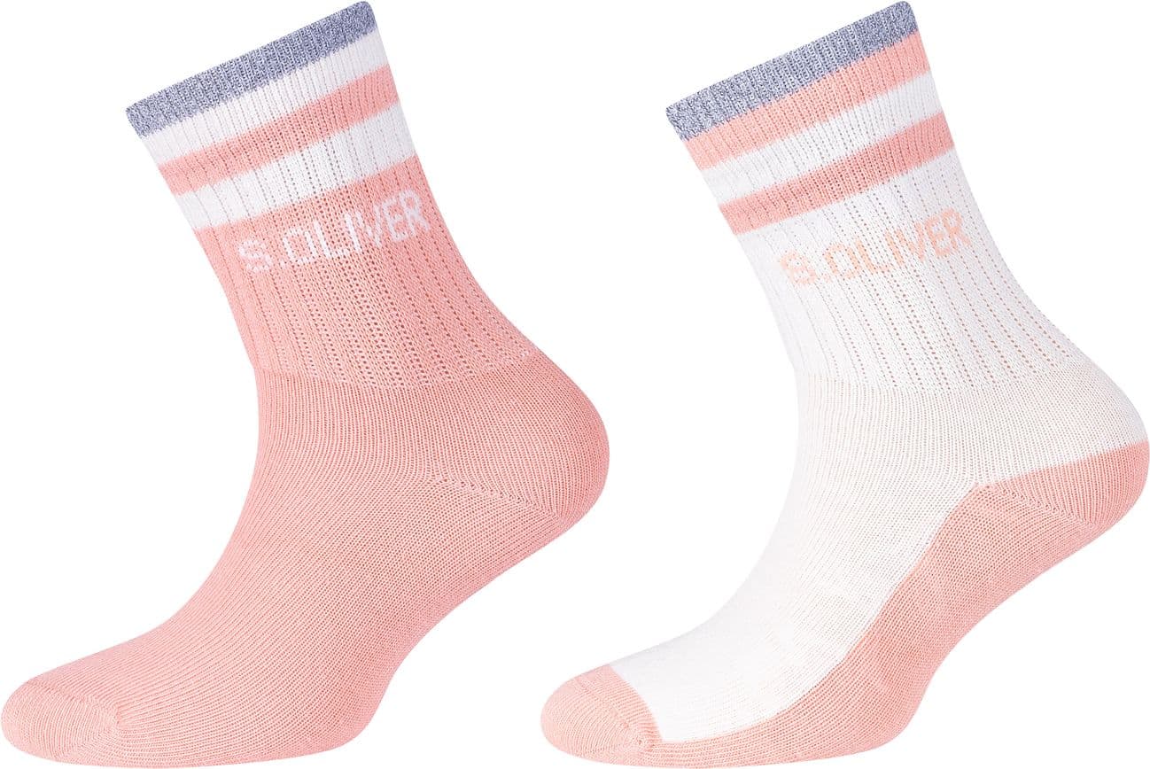 s.Oliver Kinder Kurzsocken Reflective Safe To School 2er Pack