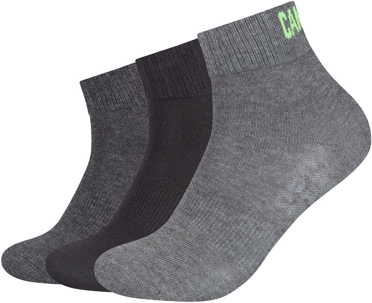 CAMP DAVID Herren Kurzsocken Quarter Action Mesh 3er Pack